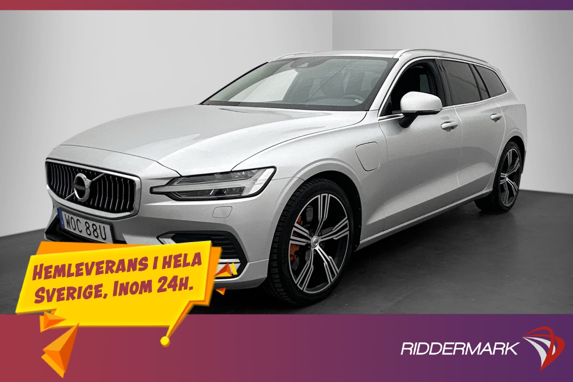 Volvo V60 Recharge T8 Inscription VOC Värmare Pano H/K Drag