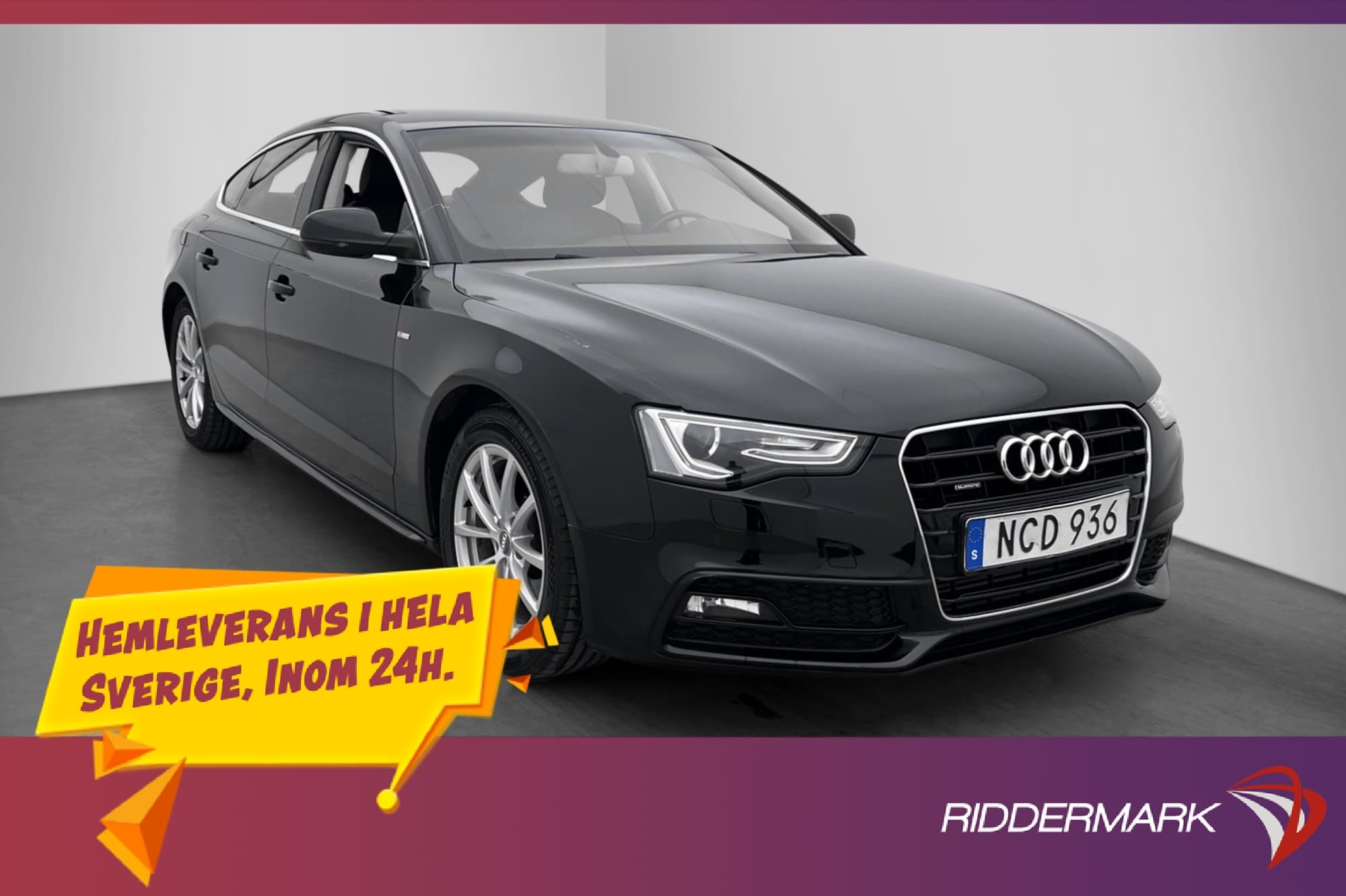 Audi A5 Sportback 2.0 TFSI Q S-Line Sensorer Skinn Dragkrok