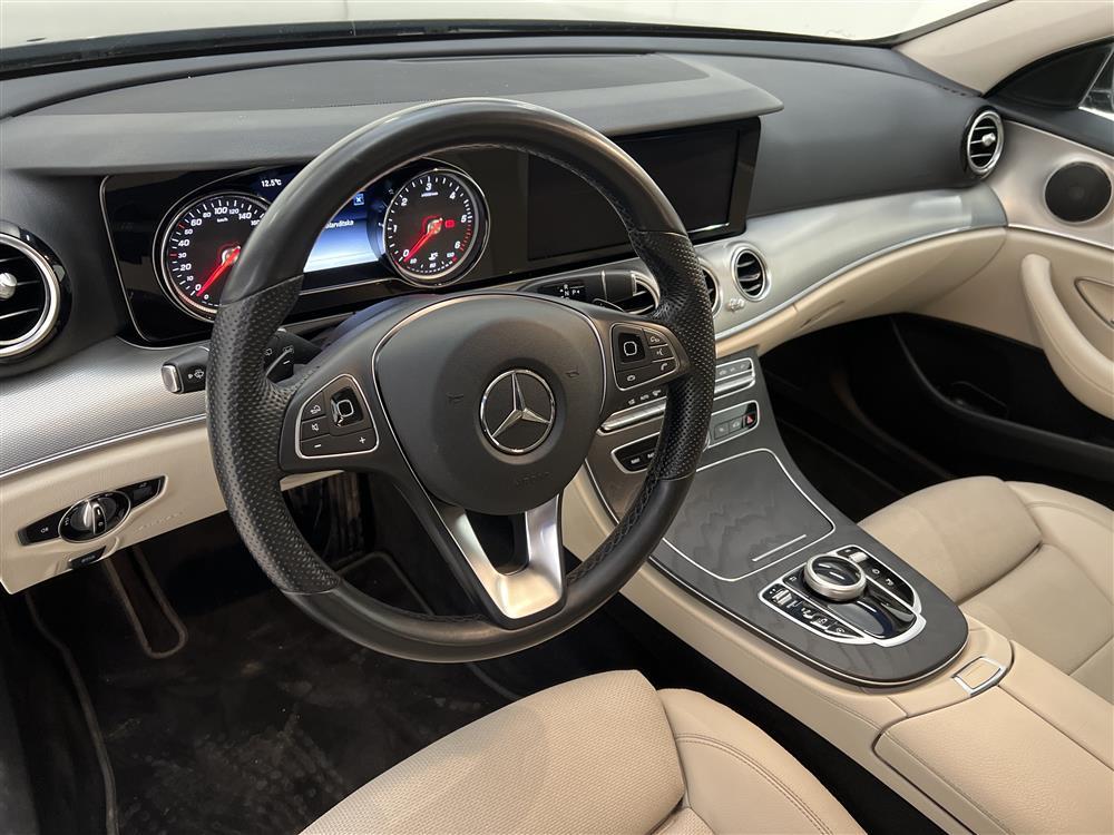 Mercedes E 200d 150hk Navi D-värm Drag 0,42L/milinteriör