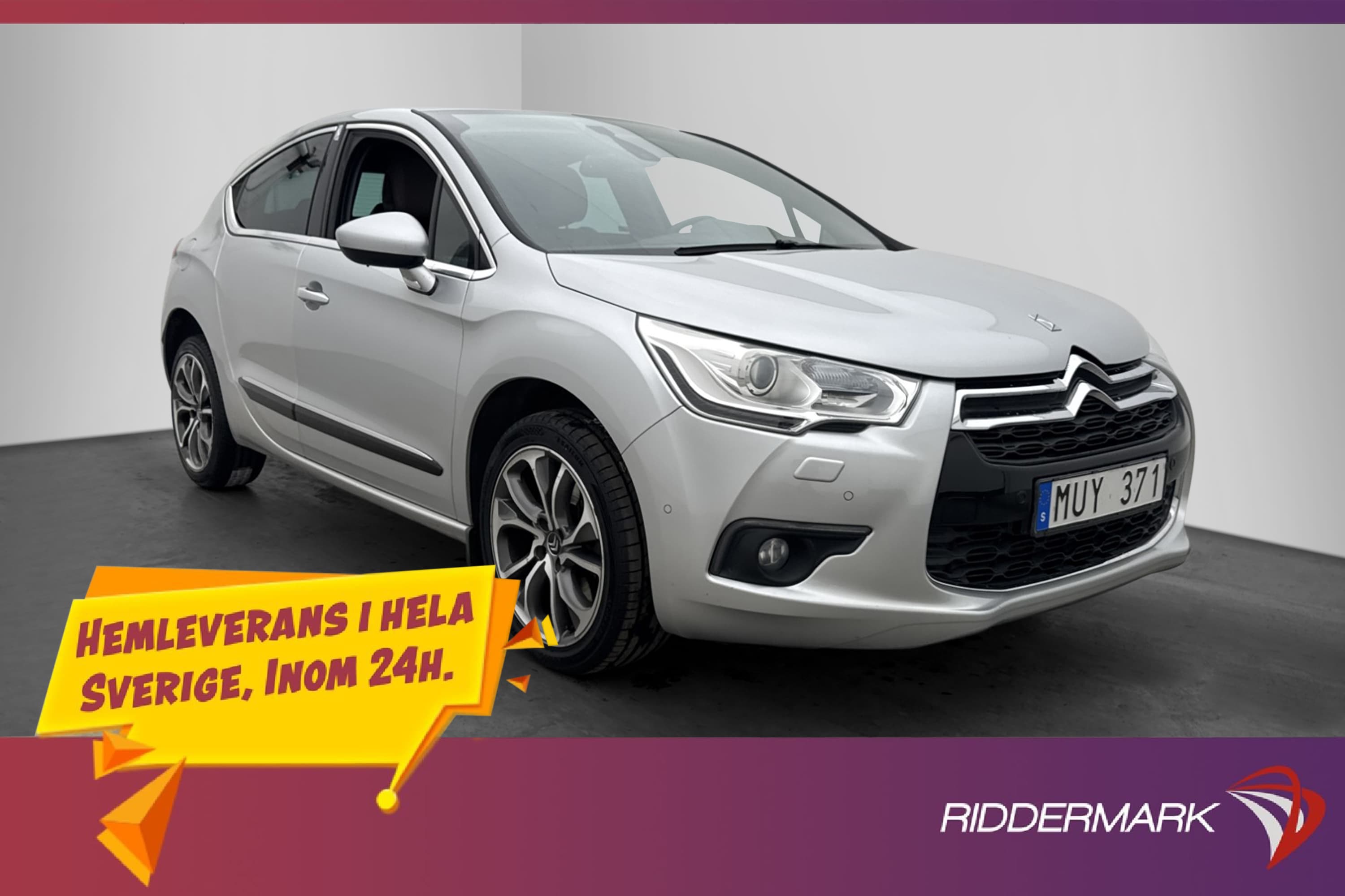 Citroën DS4 1.6 THP 200hk SPORT Skinn Elstol Blis 2-Brukare