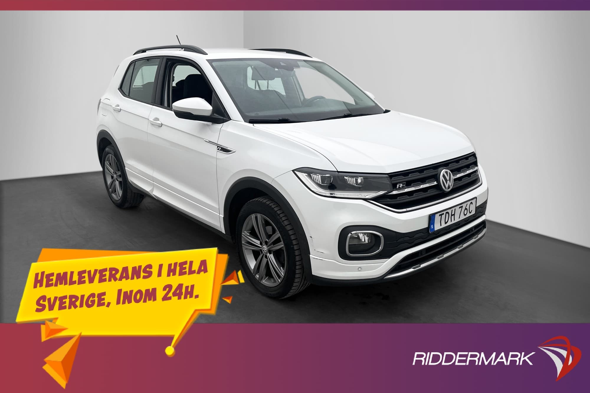 Volkswagen T-CROSS 1.0 TSI R-Line Active Info 1 ÄGARE 95hk