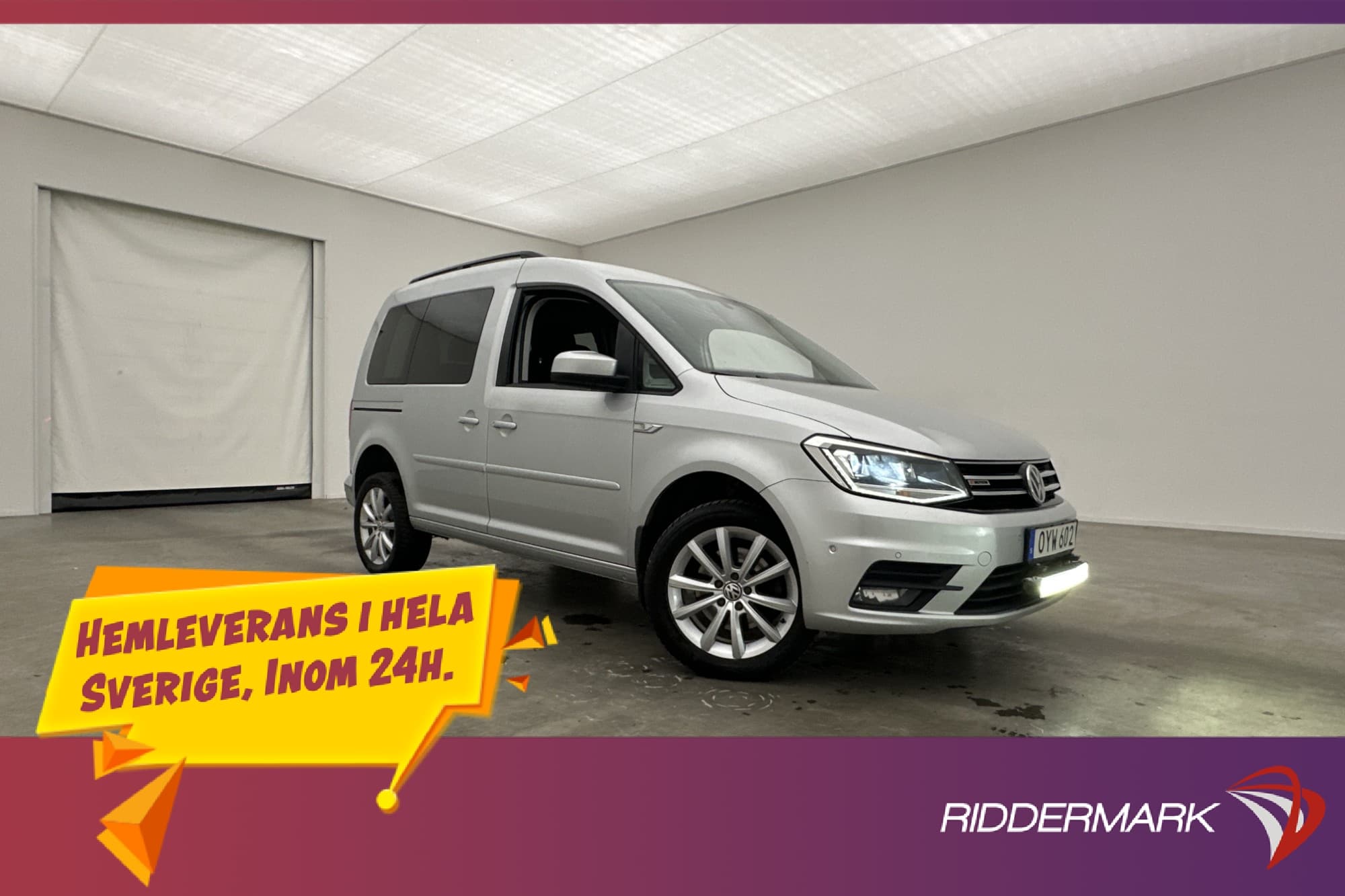 Volkswagen Caddy Life 2.0TDI 4M Ny-Kamrem Värm Drag B-Kamera