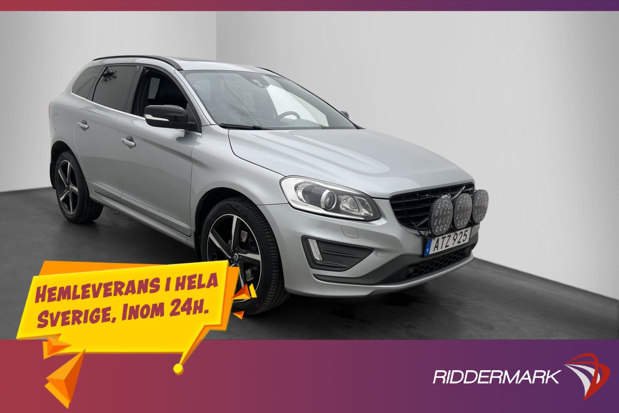 Volvo XC60 D5 AWD R-Design Värmare Panorama Dragkrok Skinn