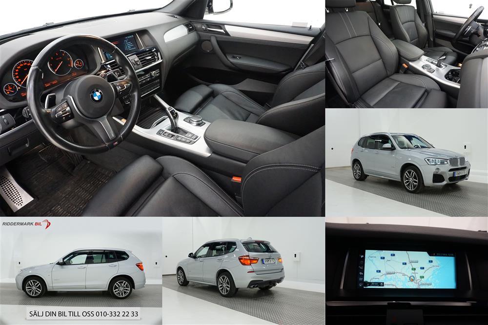 BMW X3 xDrive30d 258hk M-Sport Pano D-värm H&K 0,57l/milexteriör