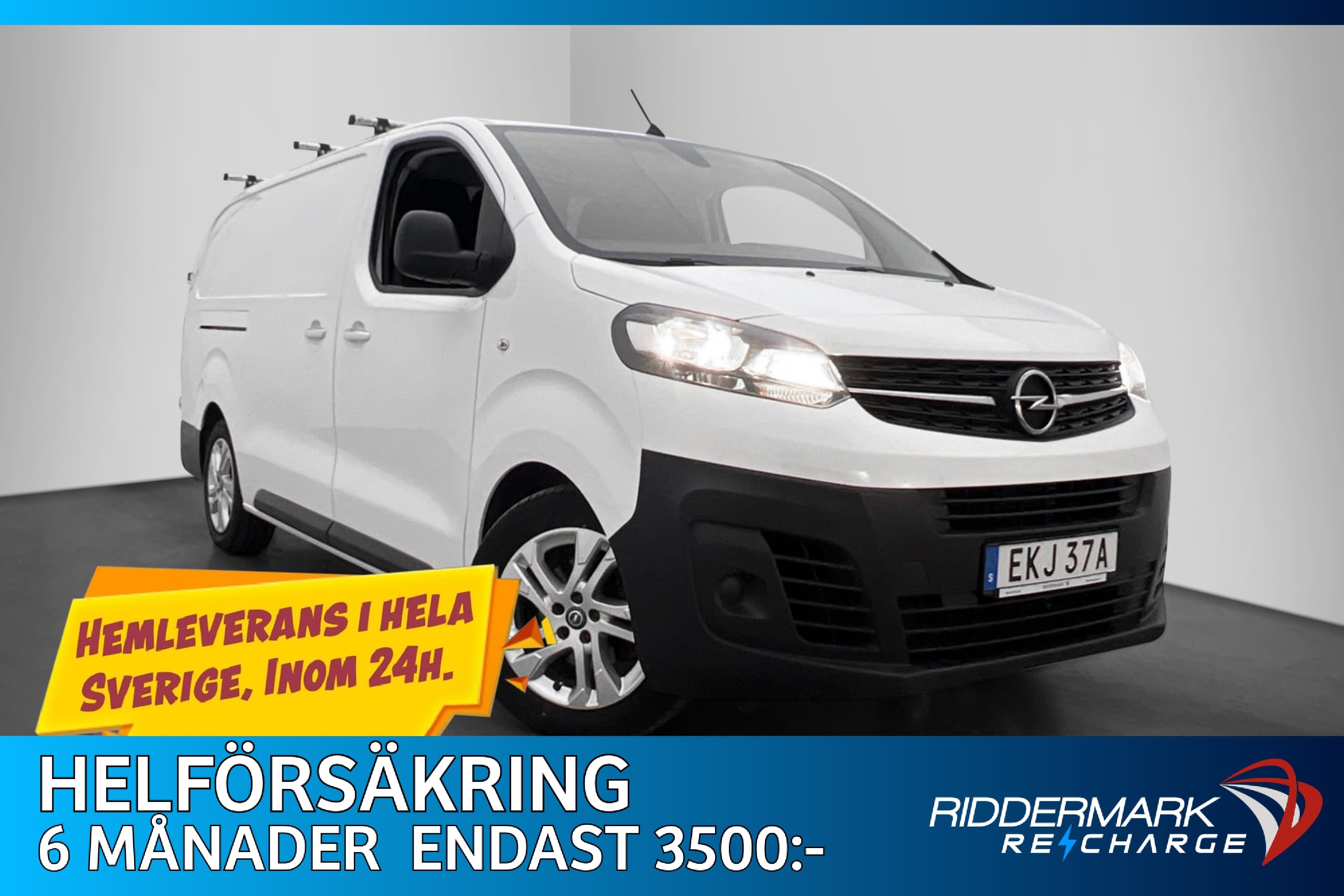 Opel Vivaro-e L3 136hk Dragkrok B-Kamera 3-Sits CARPLAY Moms
