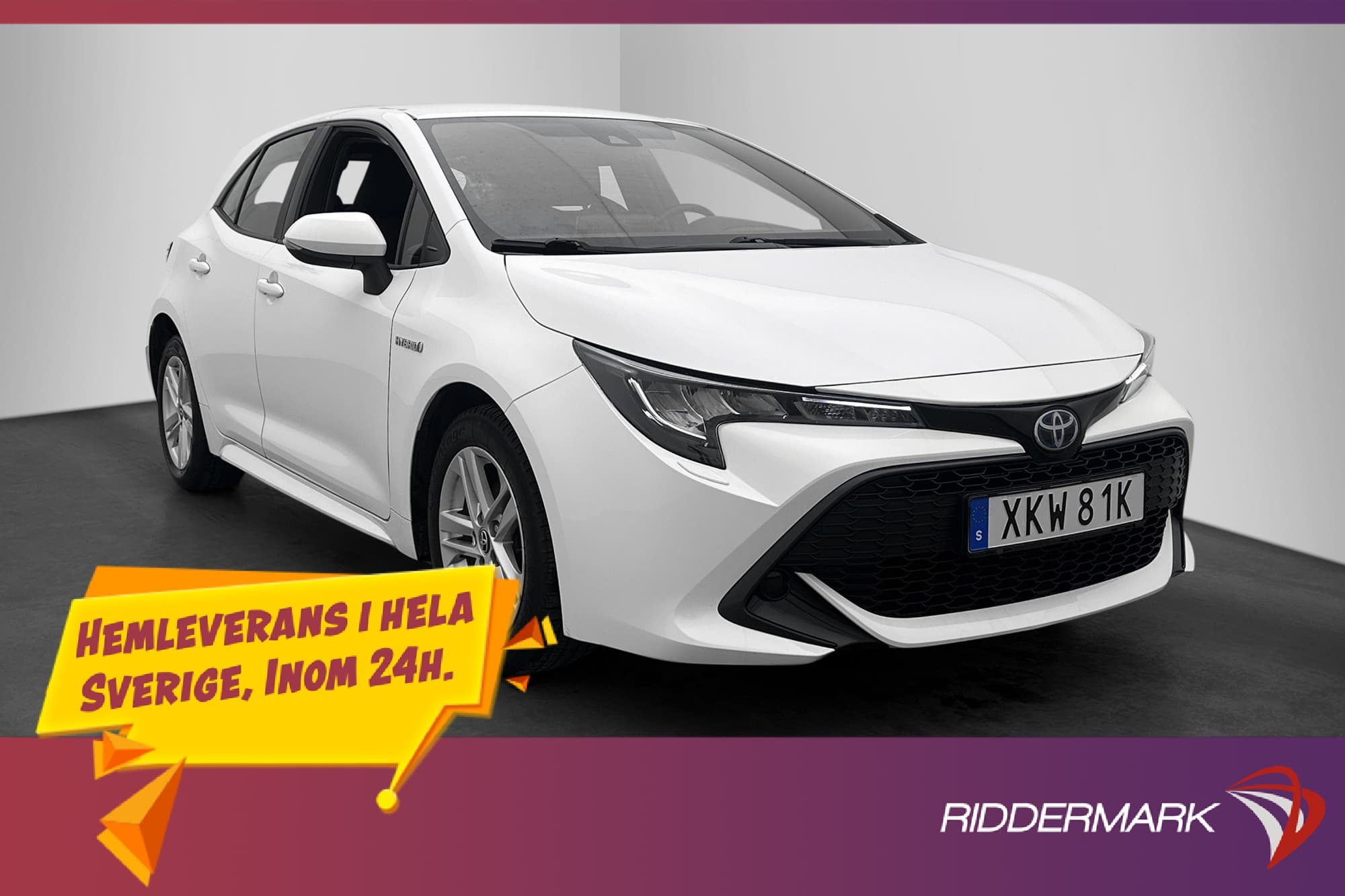 Toyota Corolla Hybrid 122hk Active Kamera Rattvärme MOMS