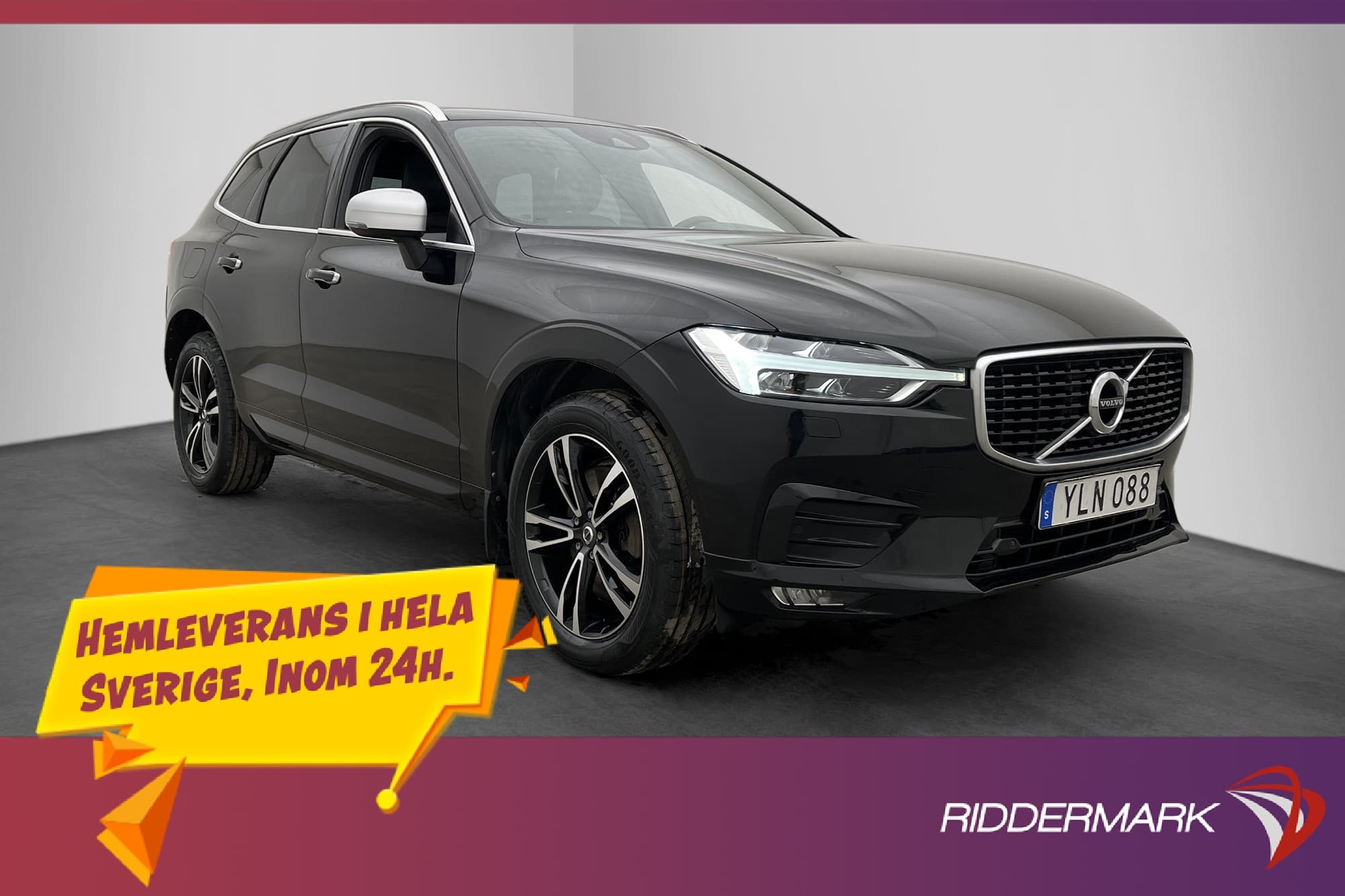Volvo XC60 D4 AWD R-Design Pano HuD Kamera BLIS Värmare 190h