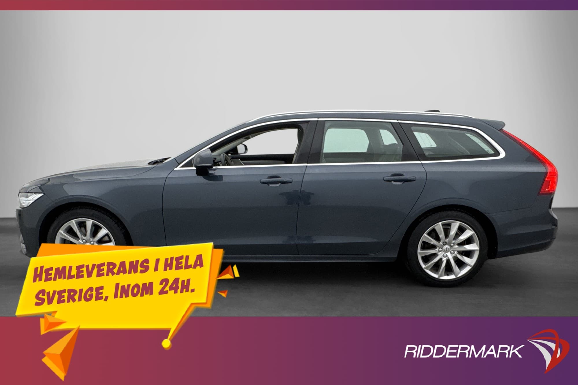 Volvo V90 T4 190hk Skinn Elstol VoC P-Värm Drag Pilot