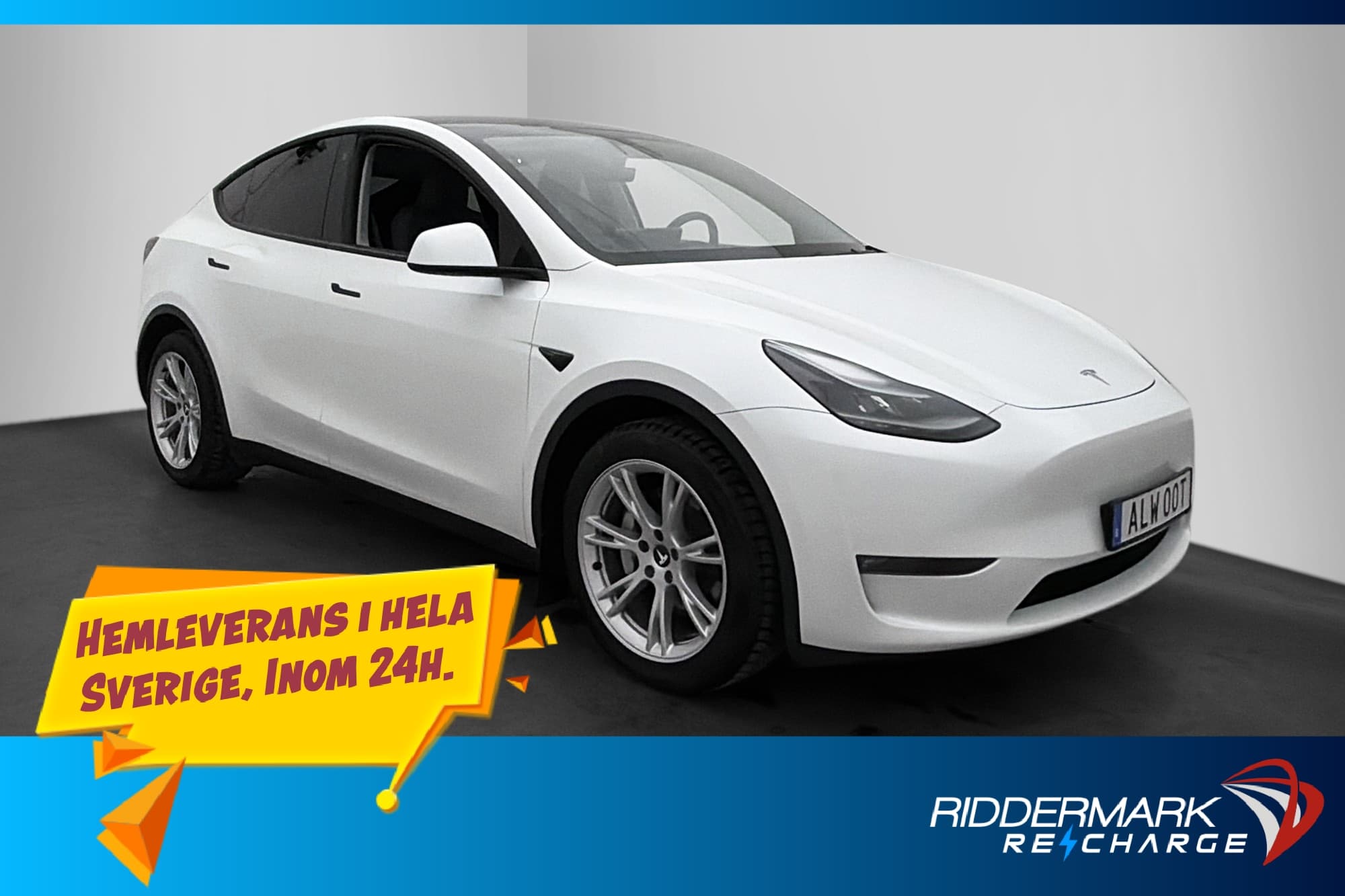 Tesla Model Y Long Range AWD AP Värmepump Drag Svensksåld