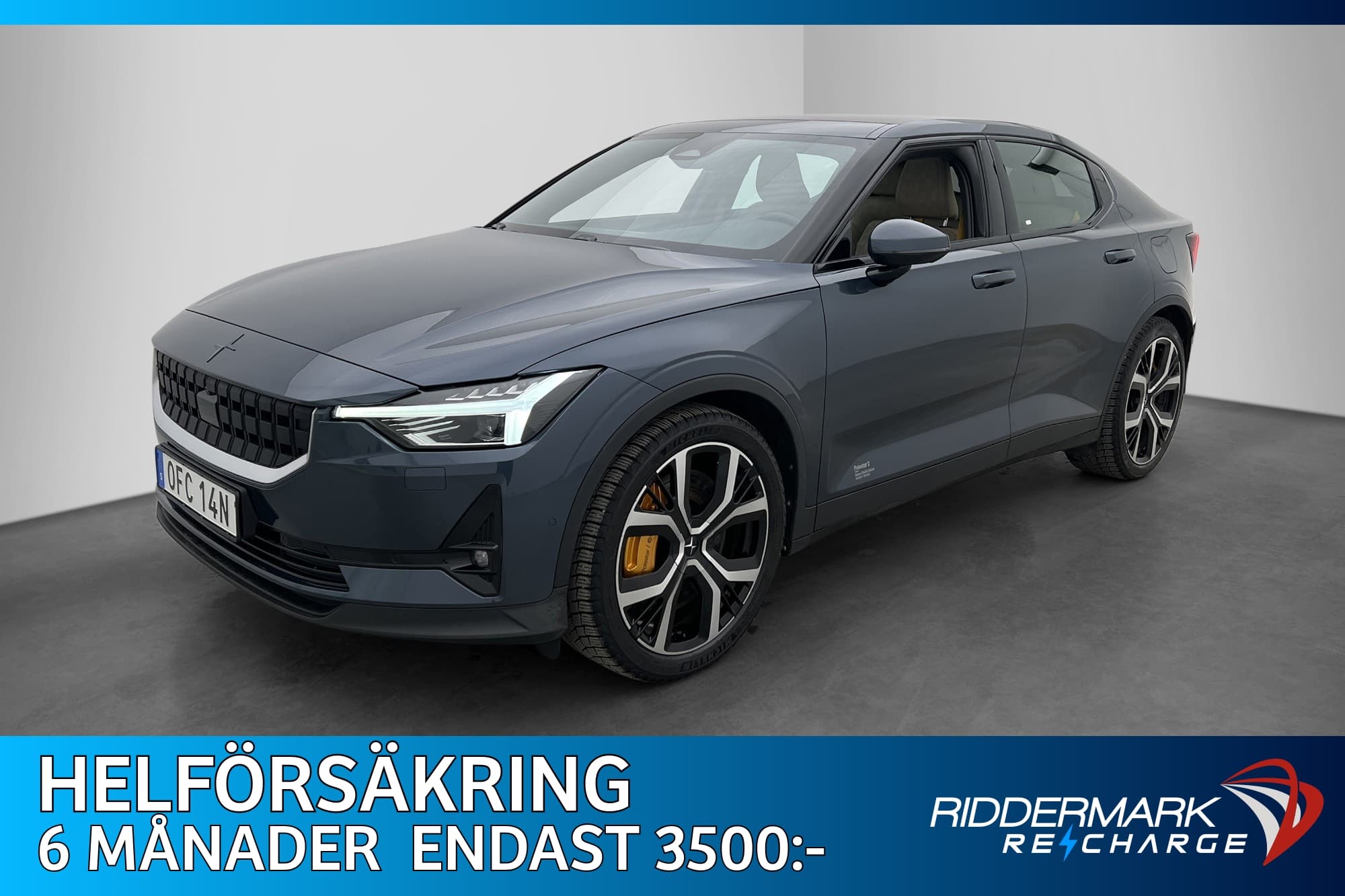 Polestar 2 Long Range Dual Motor AWD Värmare Pano 360° MOMS