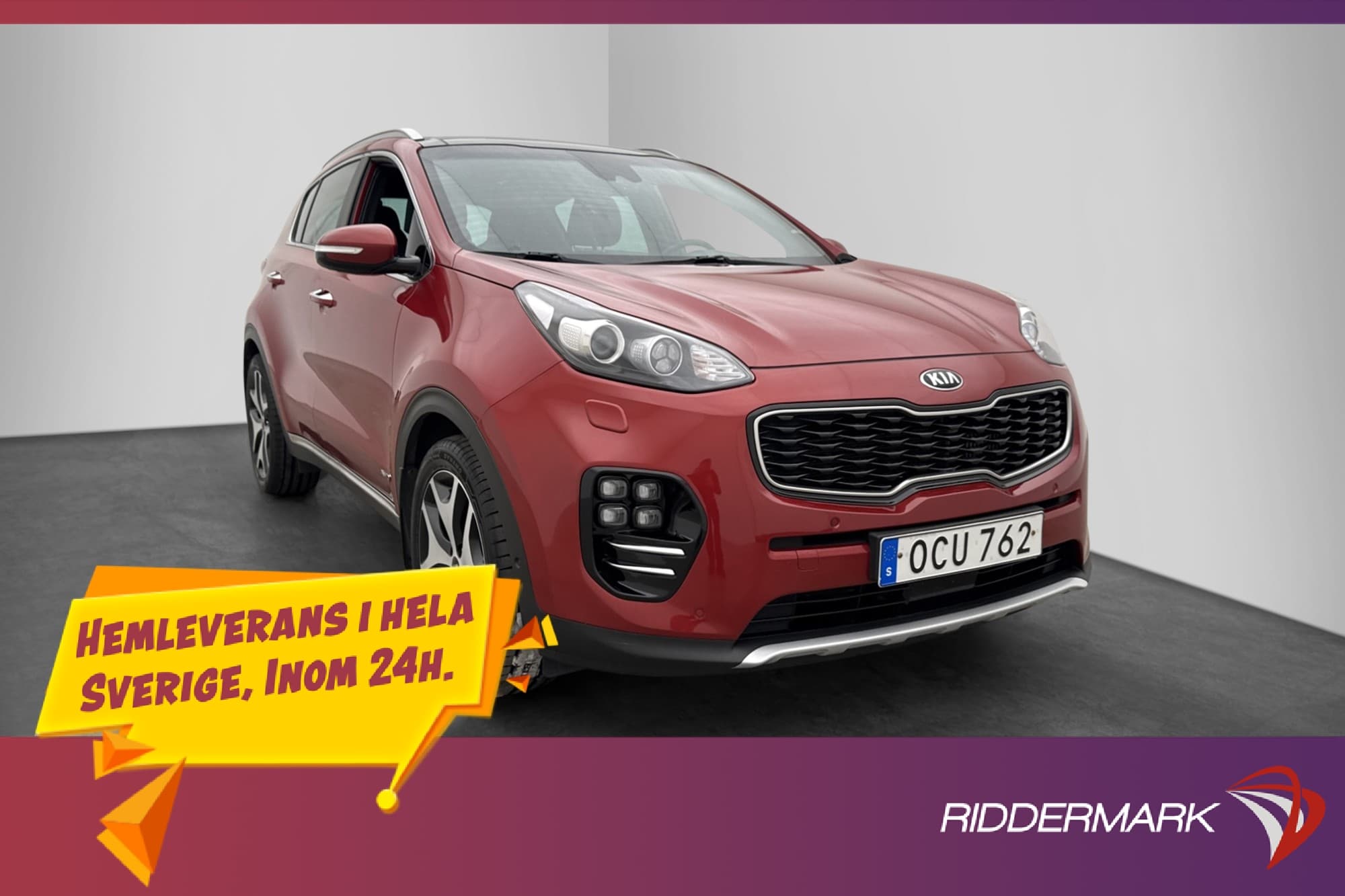 Kia Sportage 2.0 CRDi AWD GT-Line Panorama Drag Skinn Kamera