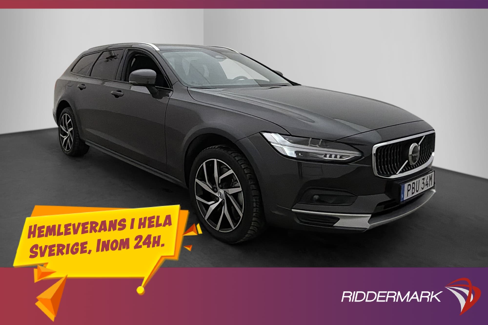 Volvo V90 Cross Country B5 AWD Ultimate Bright Pano H/K 360°