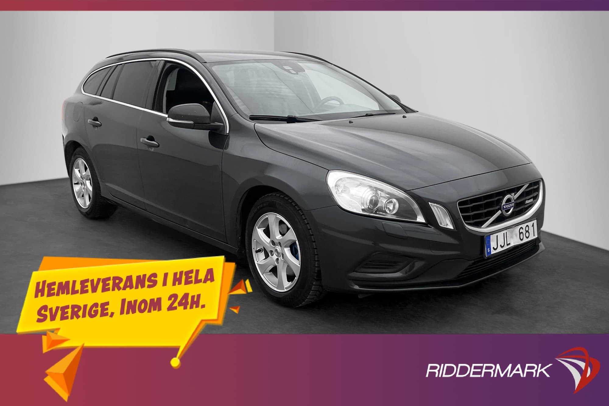 Volvo V60 D4 163hk R-Design Läder Värmare Keyless P-sensorer