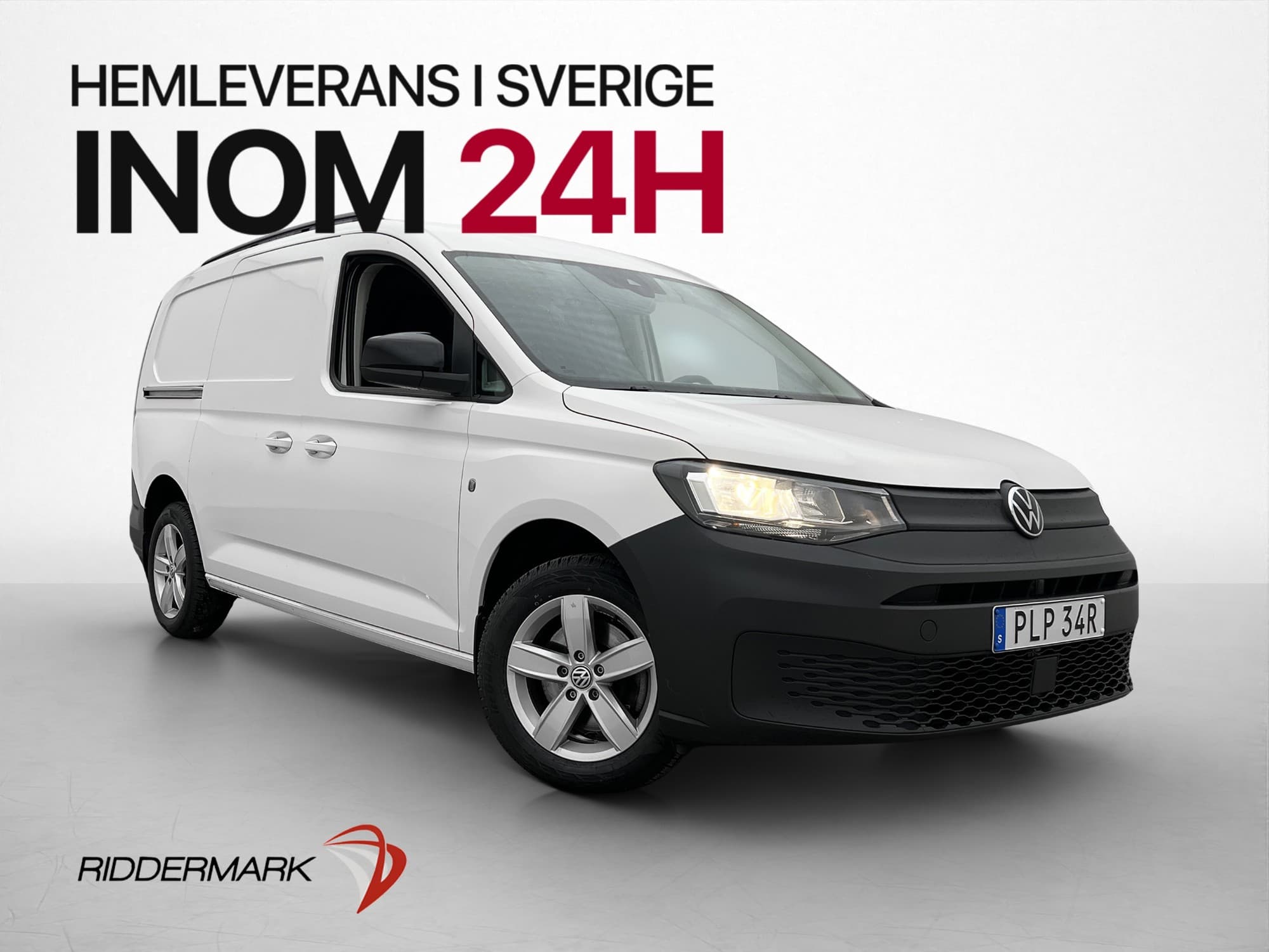 Volkswagen Caddy Cargo Maxi Värm Drag B-Kamera CARPLAY Moms