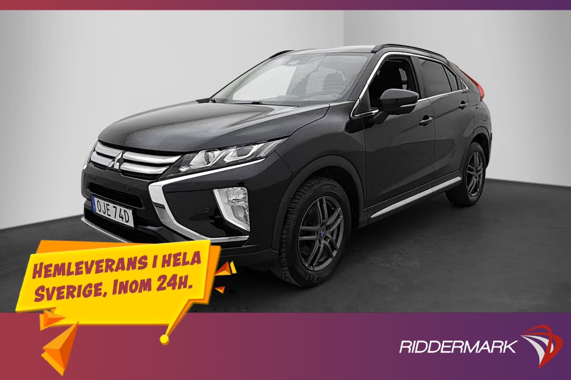 Mitsubishi Eclipse Cross 4WD 163hk HUD 360° Rattvärme Drag