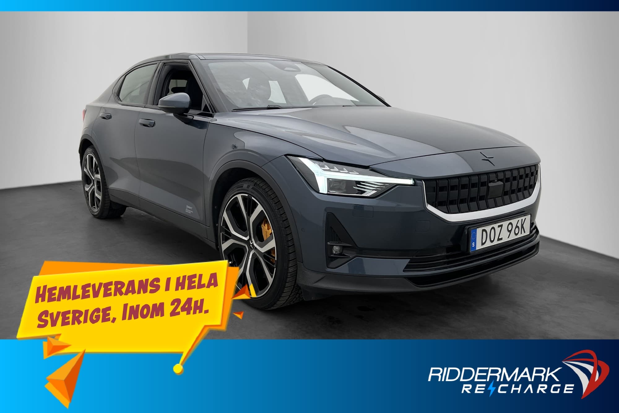 Polestar 2 Long Range Dual Motor Performance PVärm H/K Pano