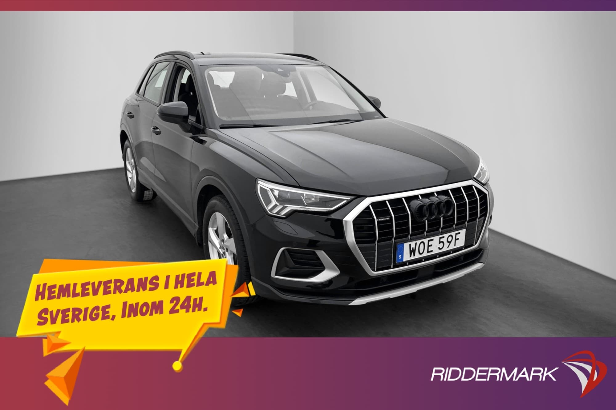 Audi Q3 40 TFSI Q 190hk Advanced Cockpit Navi Värmare Drag