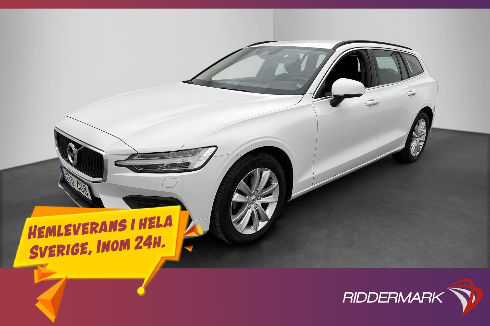 Volvo V60 B4 Advanced VOC Värmare Drag Kamera Navi CarPlay