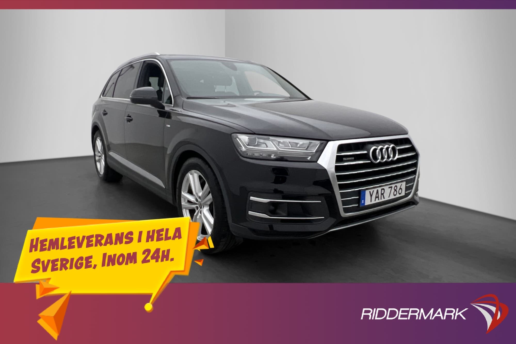 Audi Q7 3.0 TDI S-Line 7-Sits Cockpit Pano Adaptiv-Fart Luft