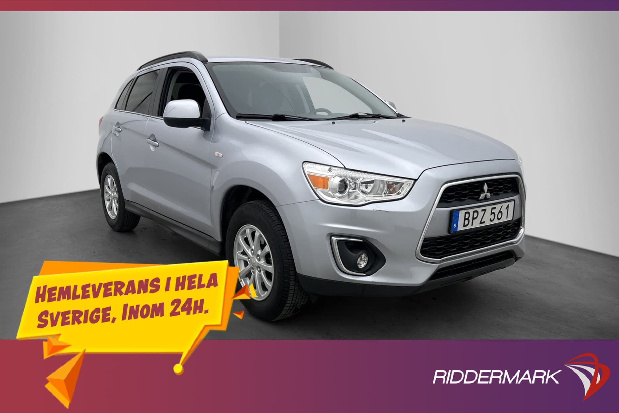 Mitsubishi ASX 1.6 1 brukare Låga mil City Plus 0.58 L/Mil