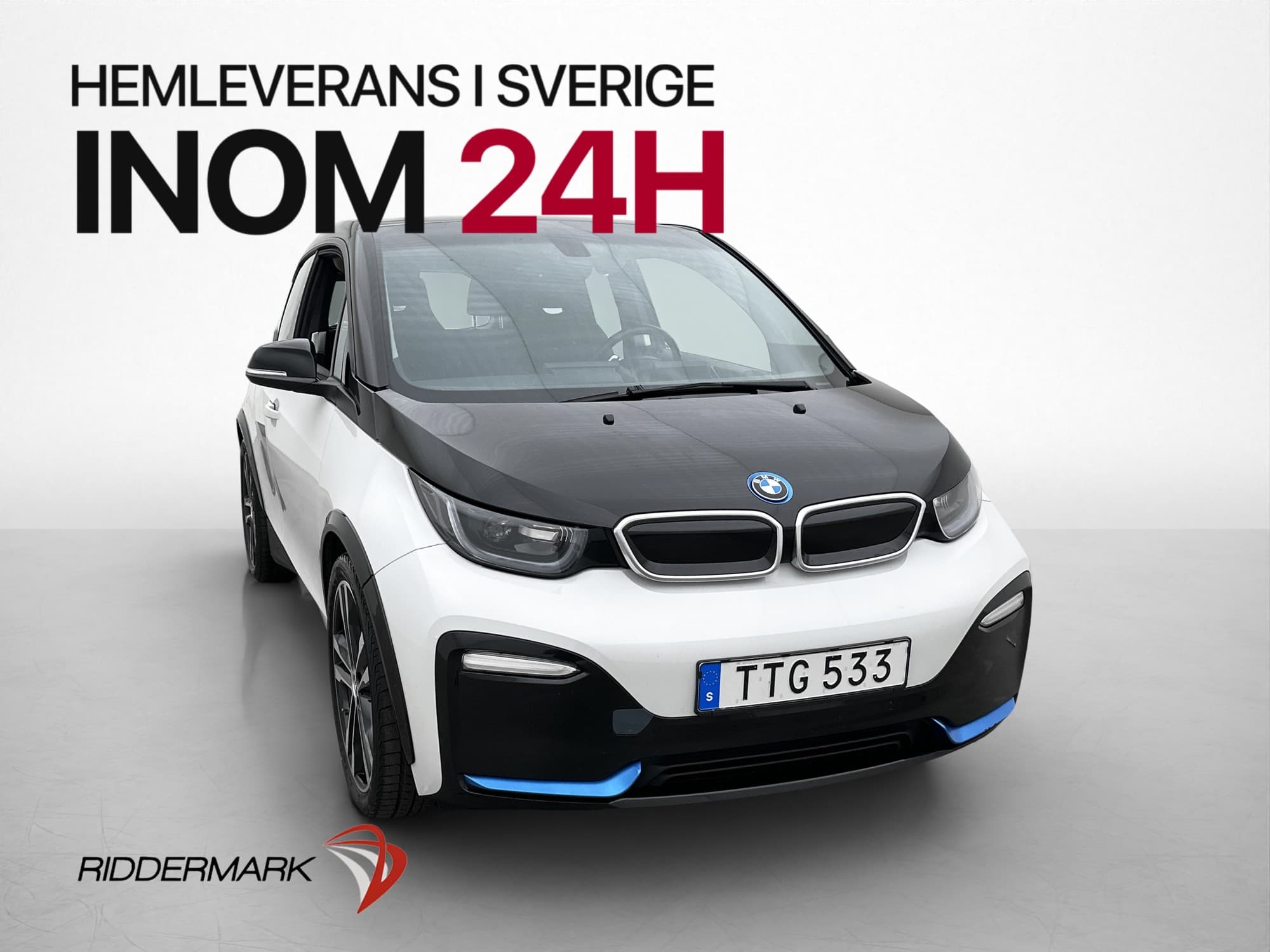 BMW I3s 94 Ah 183hk Comfort Advanced Värmare Navi Sensorer