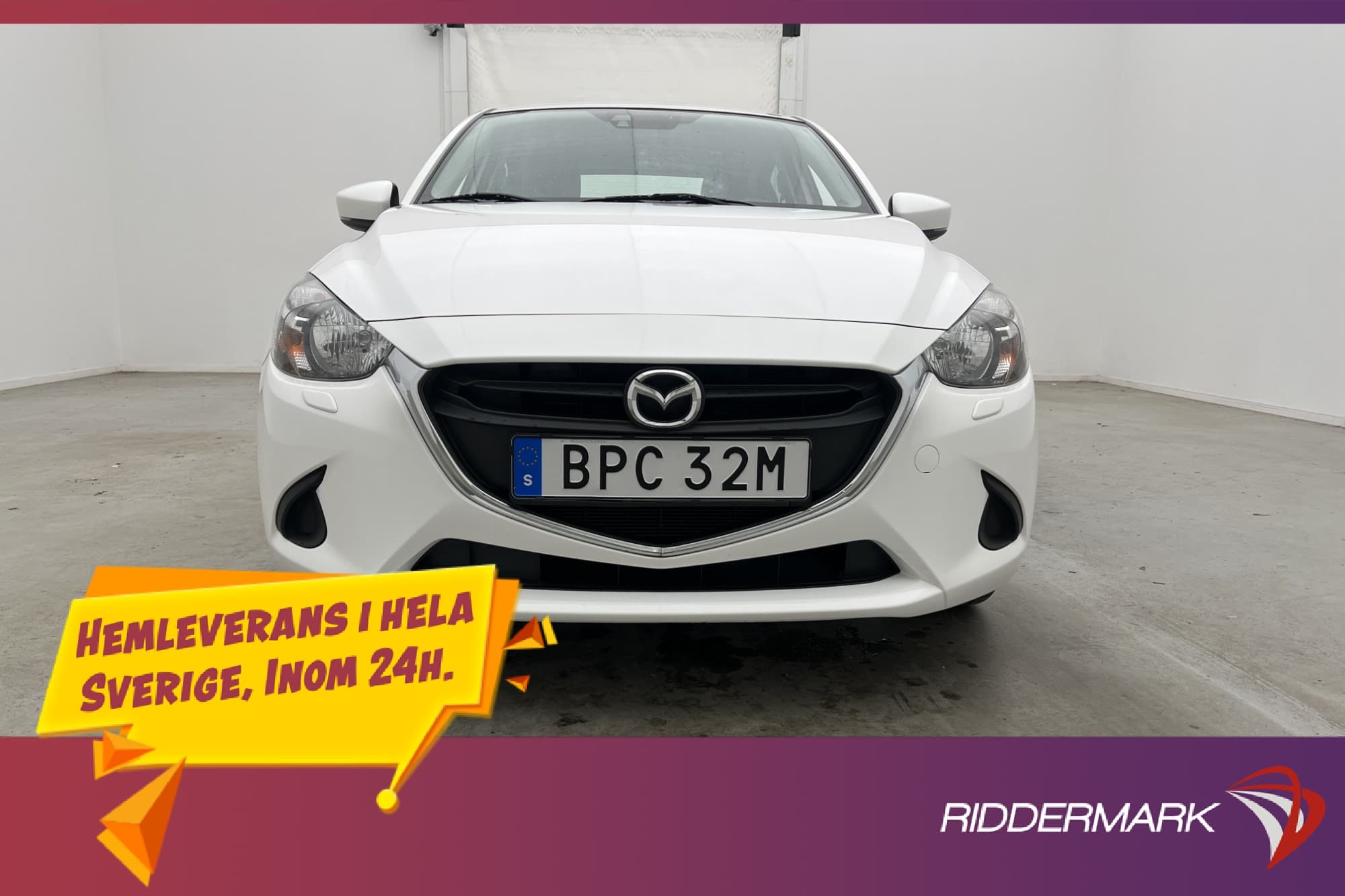 Mazda 2 SKYACTIV-G 90hk Farthållare Låg-Skatt Två-Brukare