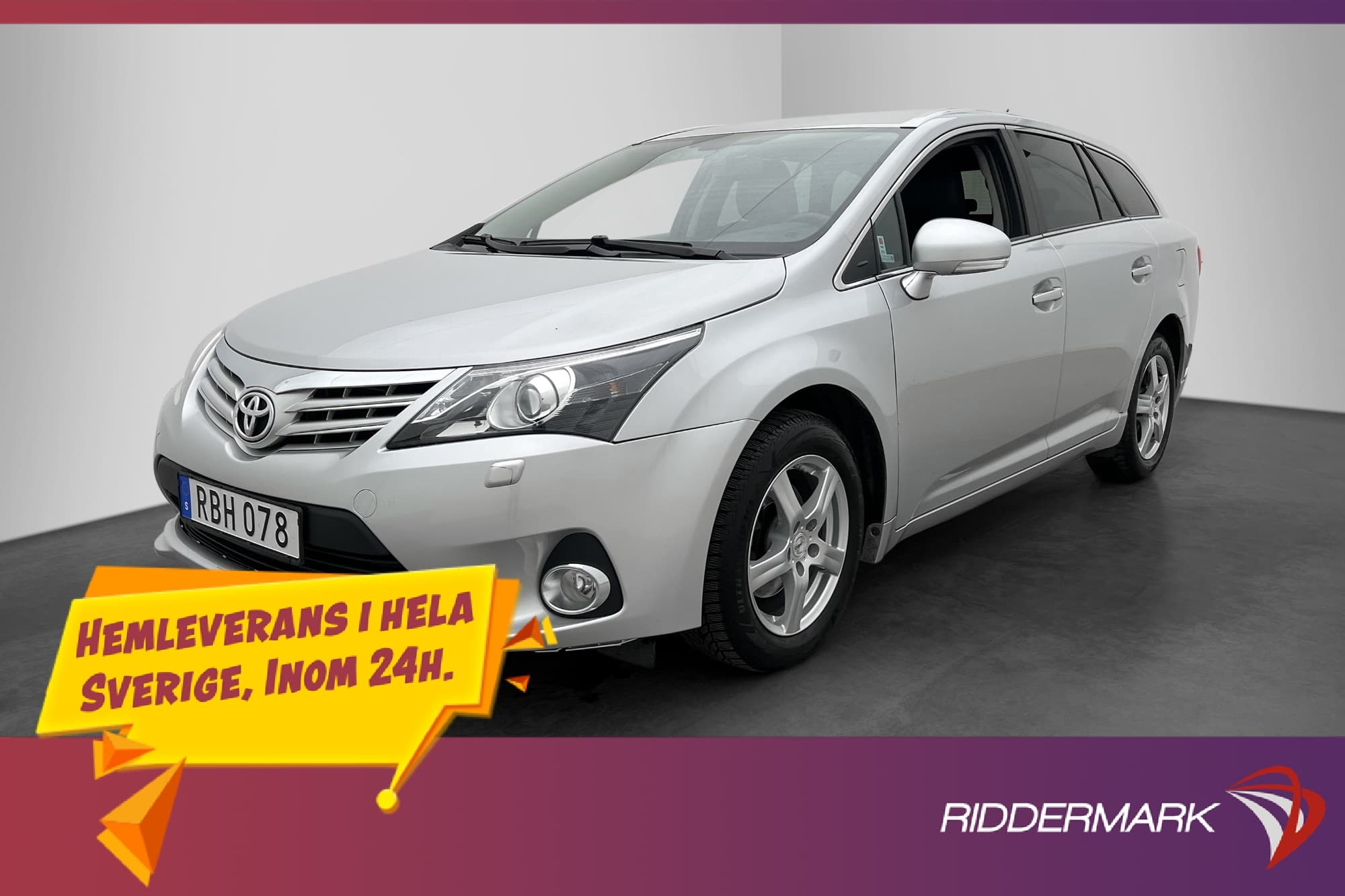 Toyota Avensis Kombi 1.8 147hk Kamera Halvskinn En-Brukare