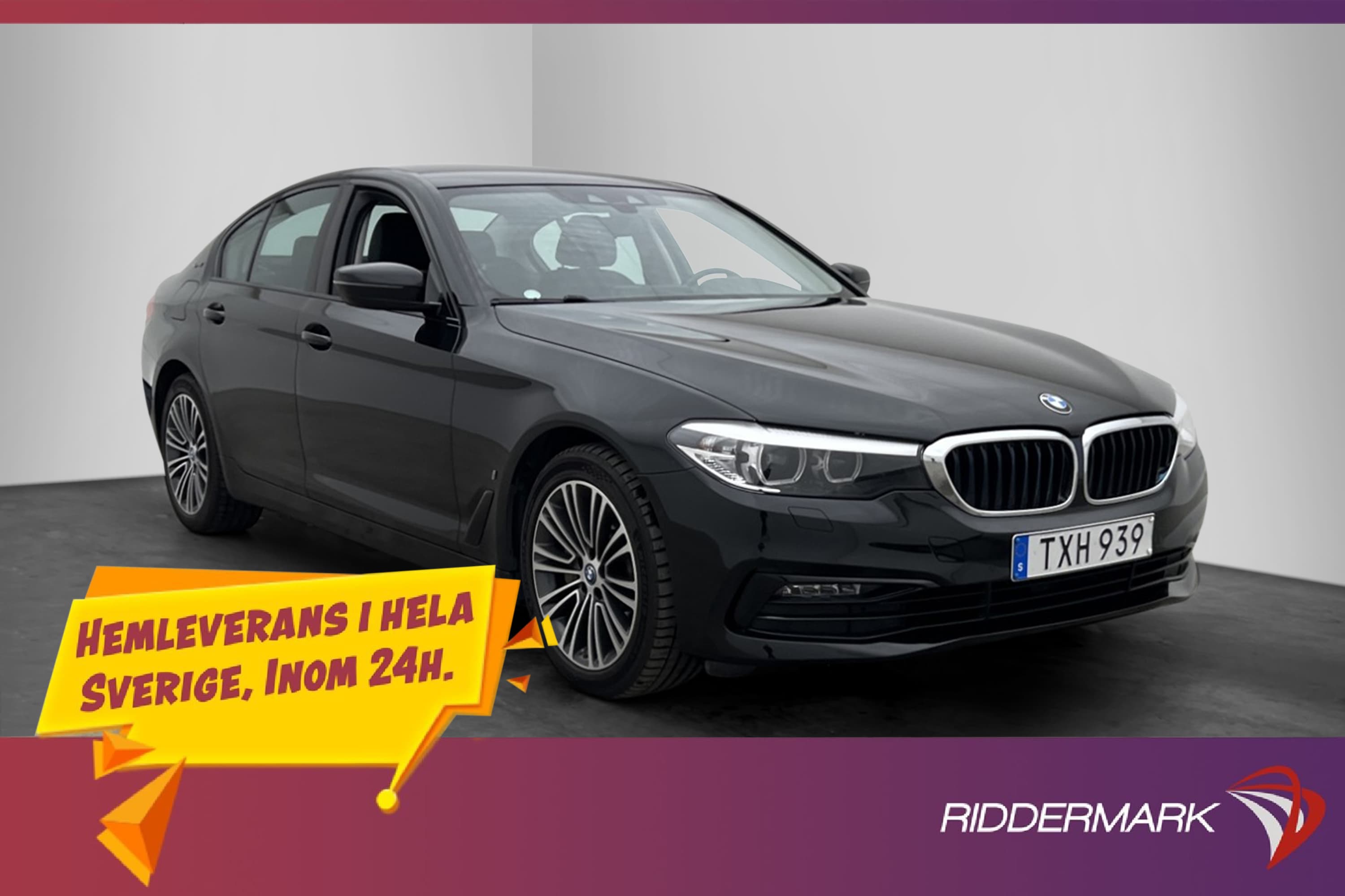 BMW 530e Sedan 252hk Sport line Cockpit Navi Halvskinn