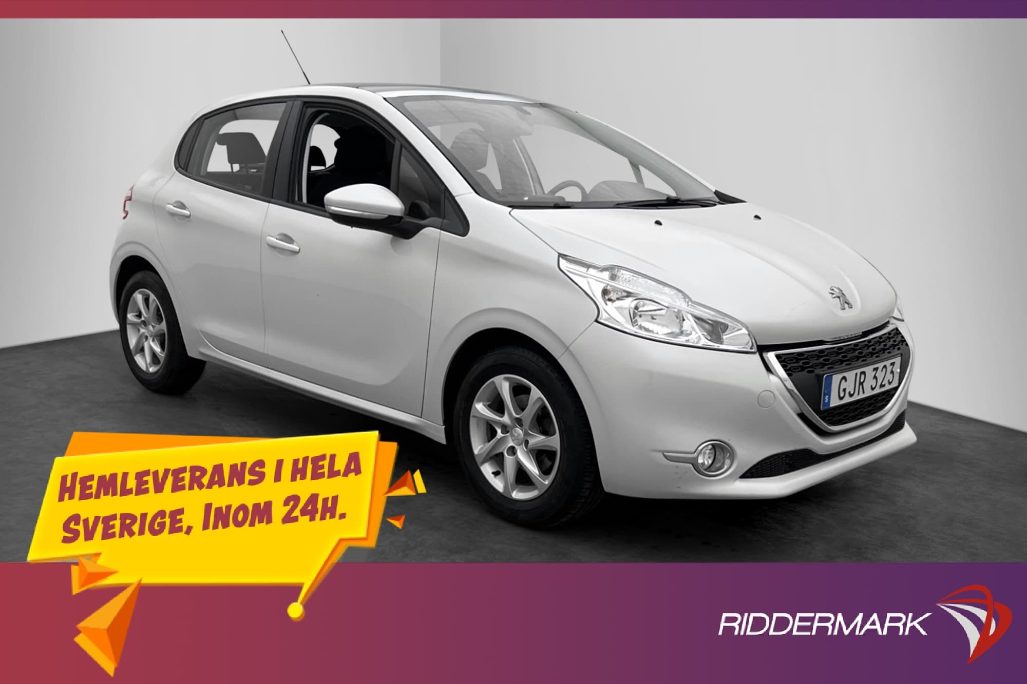 Peugeot 208 1.2 VTi 82hk Active Panorama Navigation