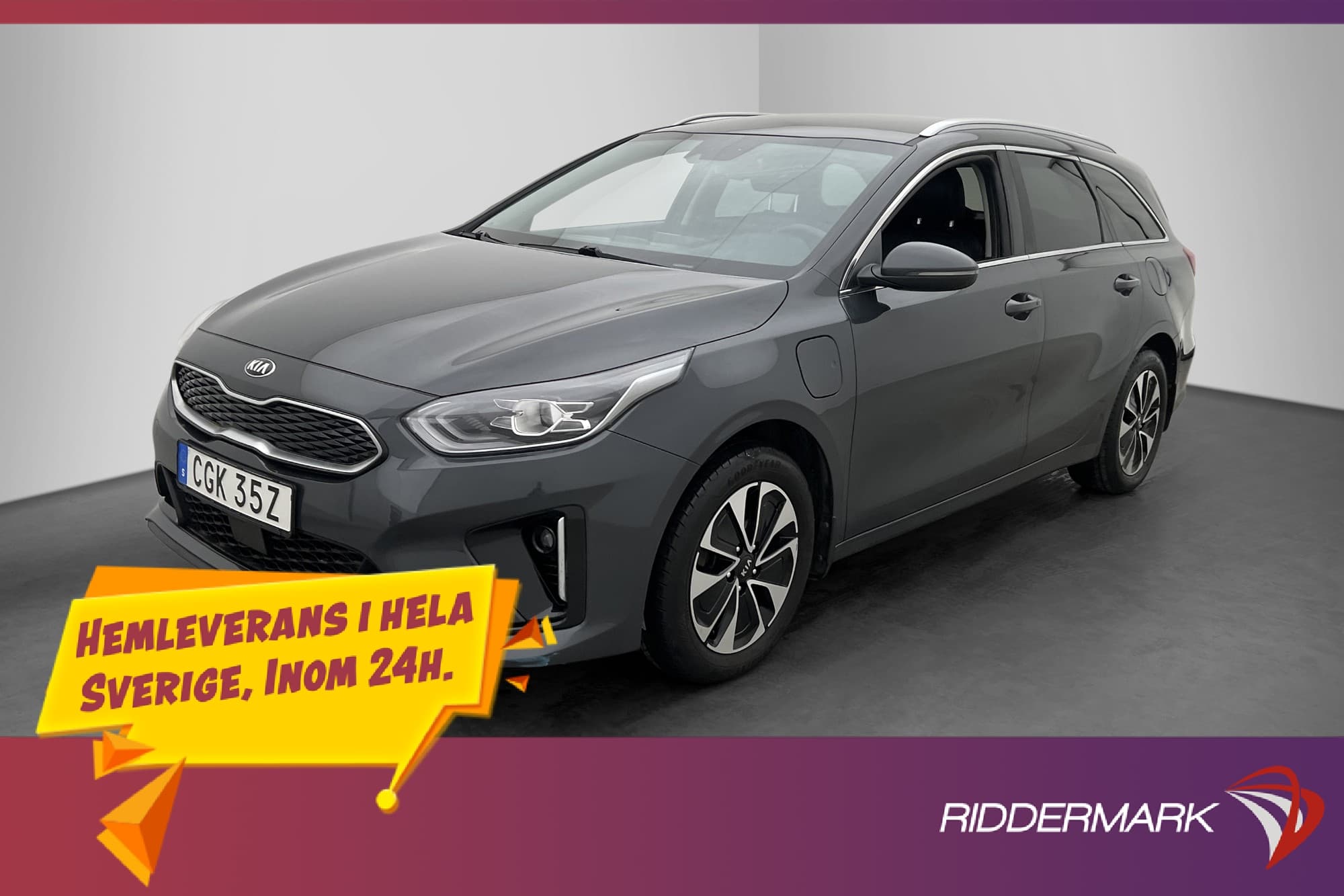 Kia Ceed SW Plug-in 141hk Kamera Navi Halvskinn CarPlay