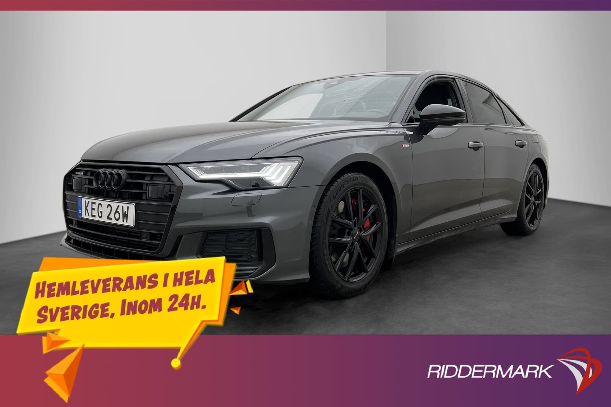 Audi A6 Sedan 55 TFSI e Q 367hk S-Line Cockpit HD-Matix MOMS