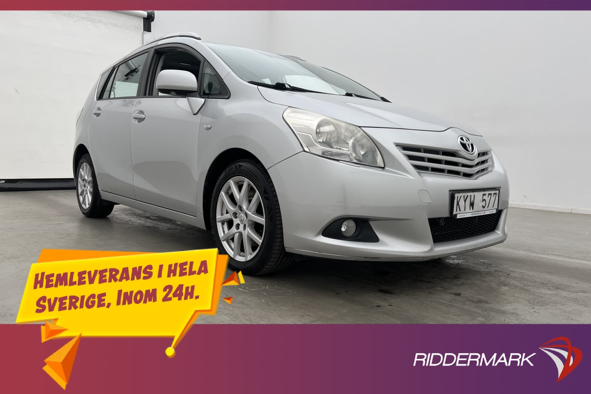 Toyota Verso 2.2 150hk 7-Sits Värmare Farthållare Dragkrok