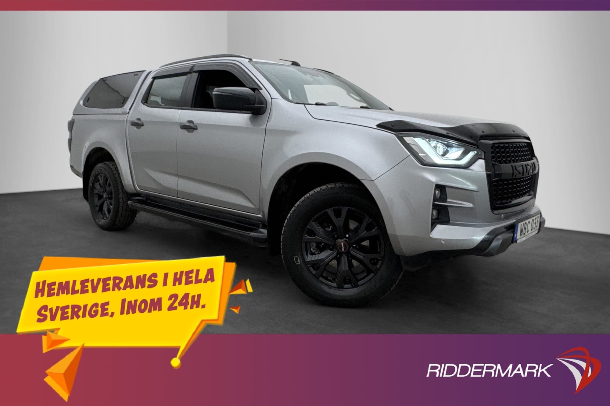 Isuzu D-Max XRX 1.9 CNG 4WD Värm Drag Diff Skin CARPLAY Moms