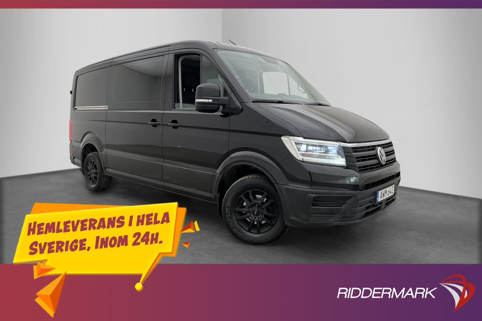 Volkswagen crafter Dubbehytt L2H1 2.0TDI Värmare Drag Moms