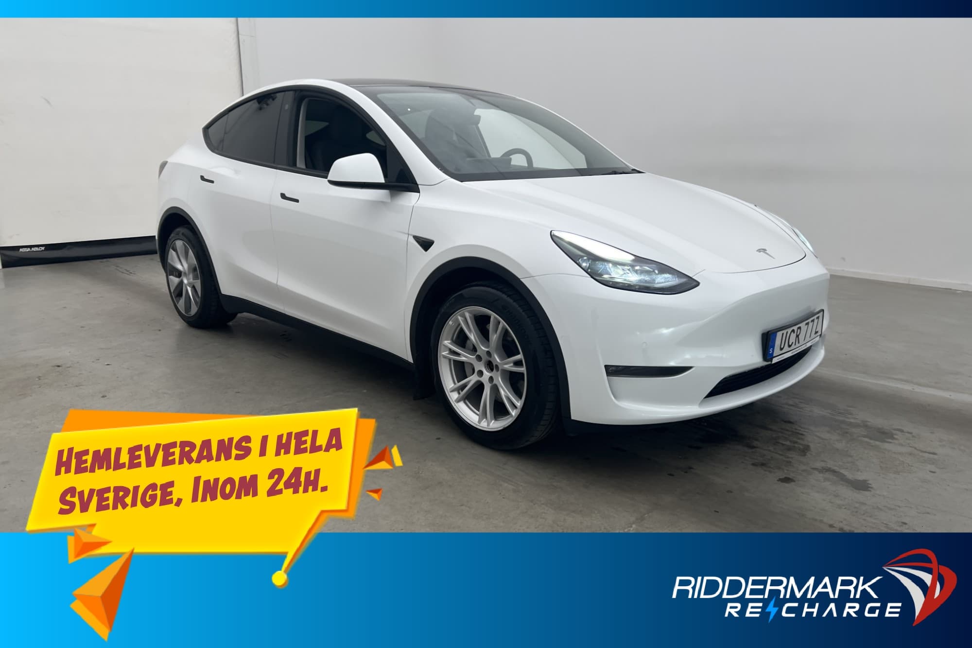 Tesla Model Y Long Range AWD Autopilot Svensksåld MOMS