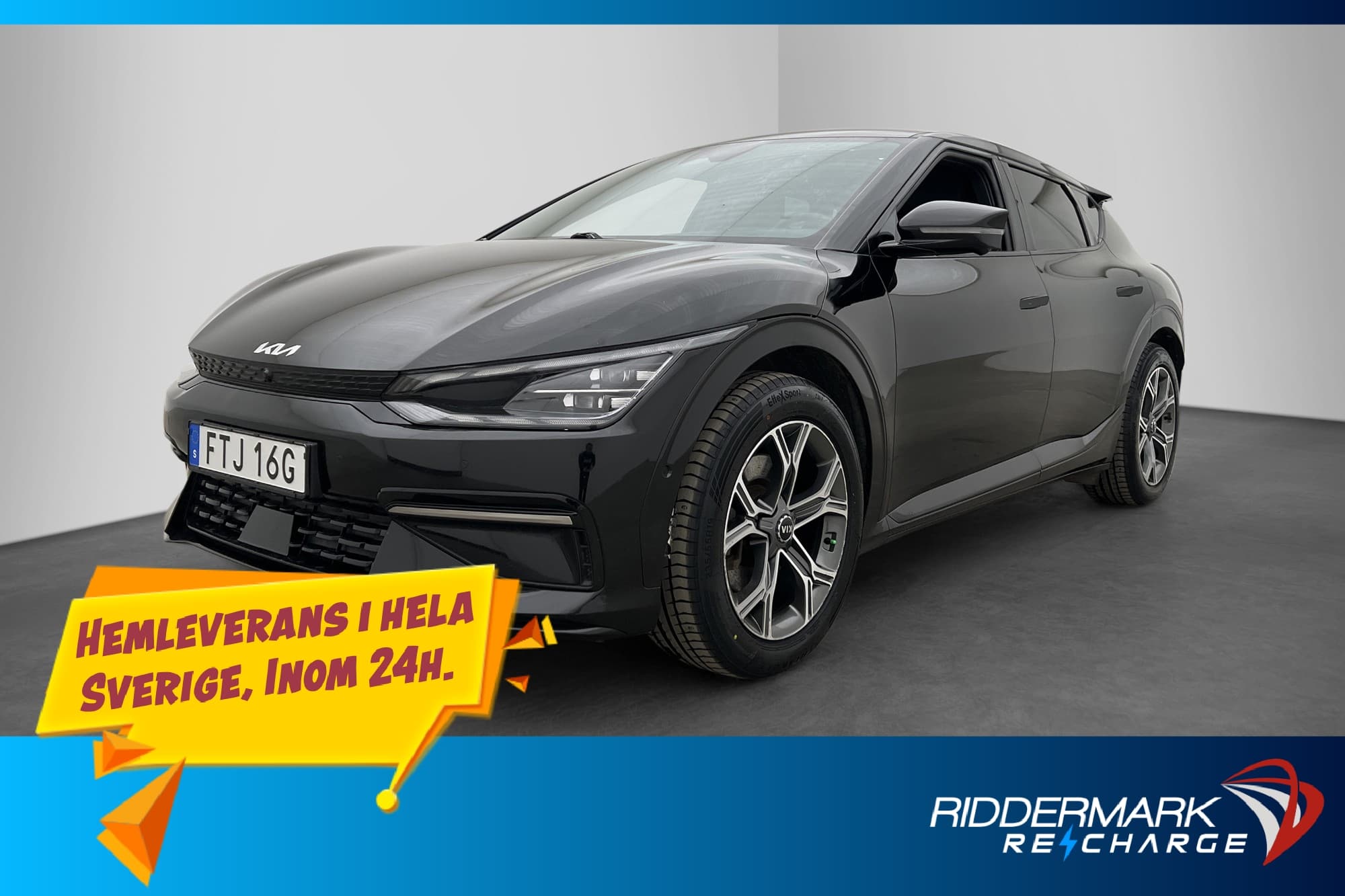 Kia EV6 77.4 kWh AWD GT-Line Meridian HUD 360° Dragkrok