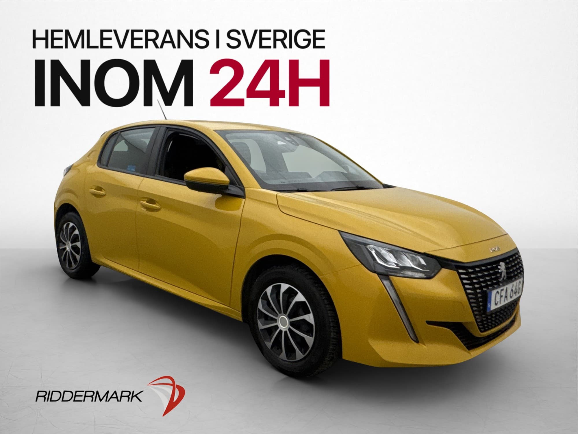 Peugeot 208 1.2 100hk CarPlay 2 Brukar Farthållare 0,42L/mil