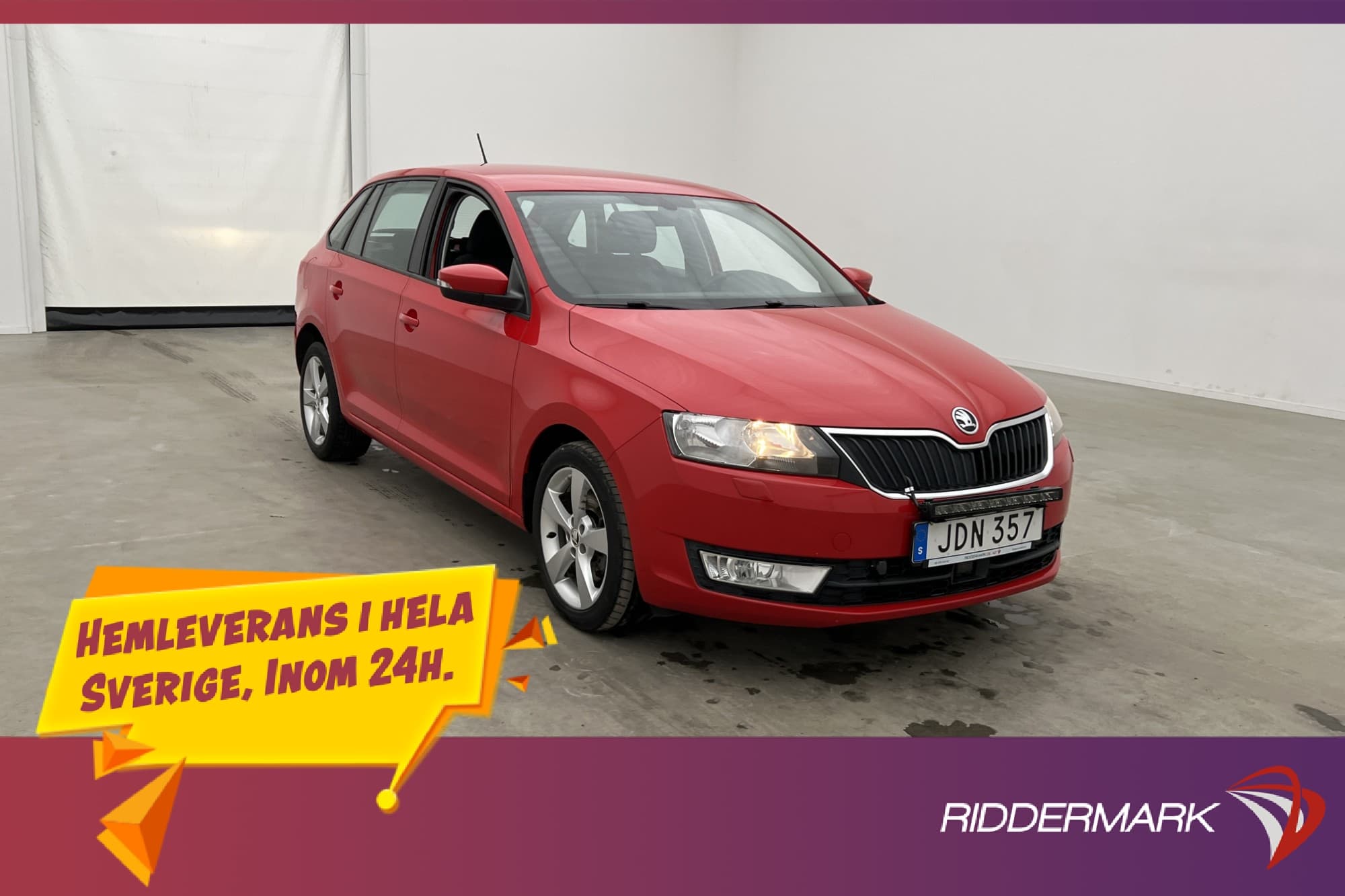 Škoda Rapid Spaceback 1.2 TSI Värm P-Sensorer ACC Låg skatt