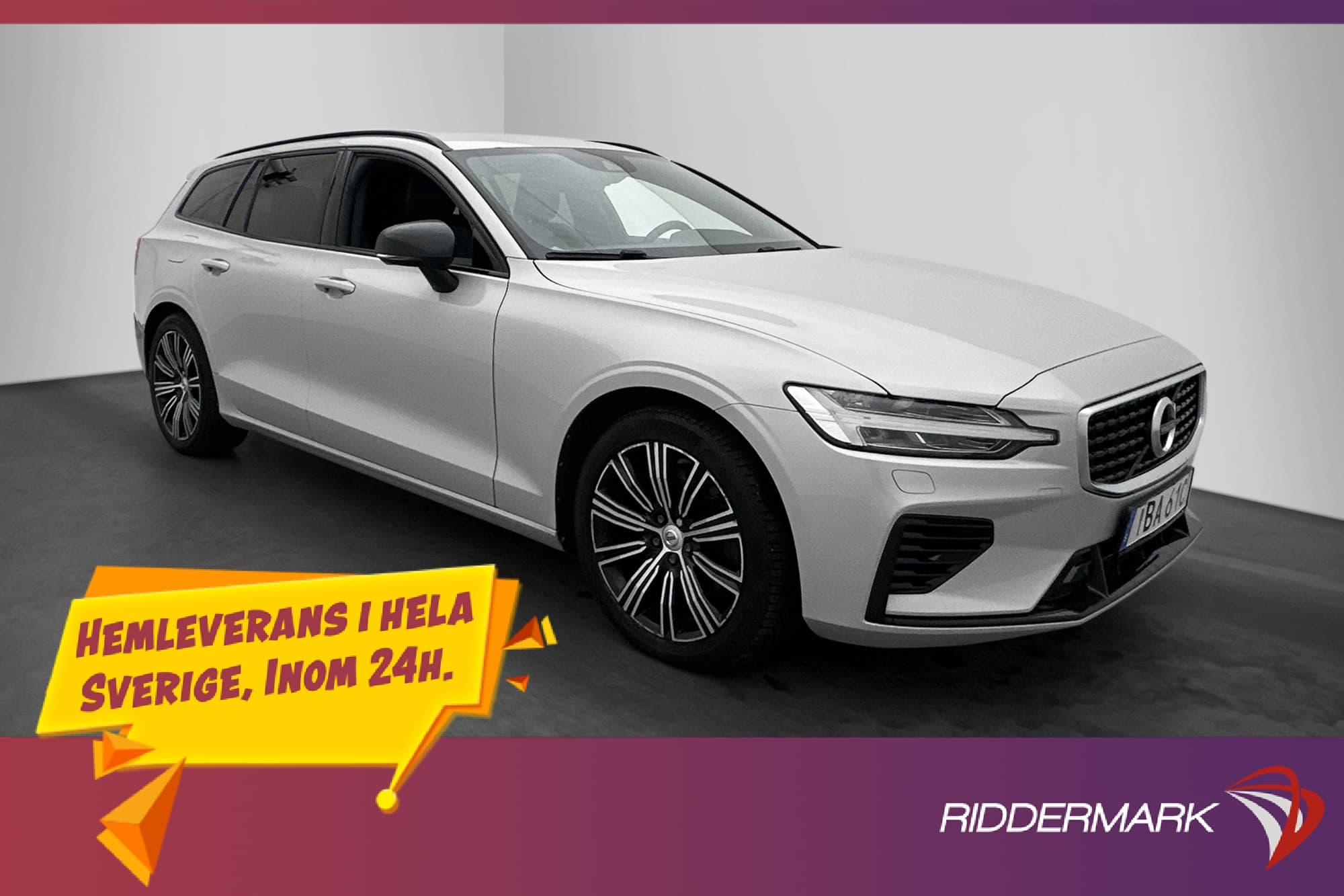 Volvo V60 T6 340hk AWD R-Design Värmare Kamera Drag CarPlay