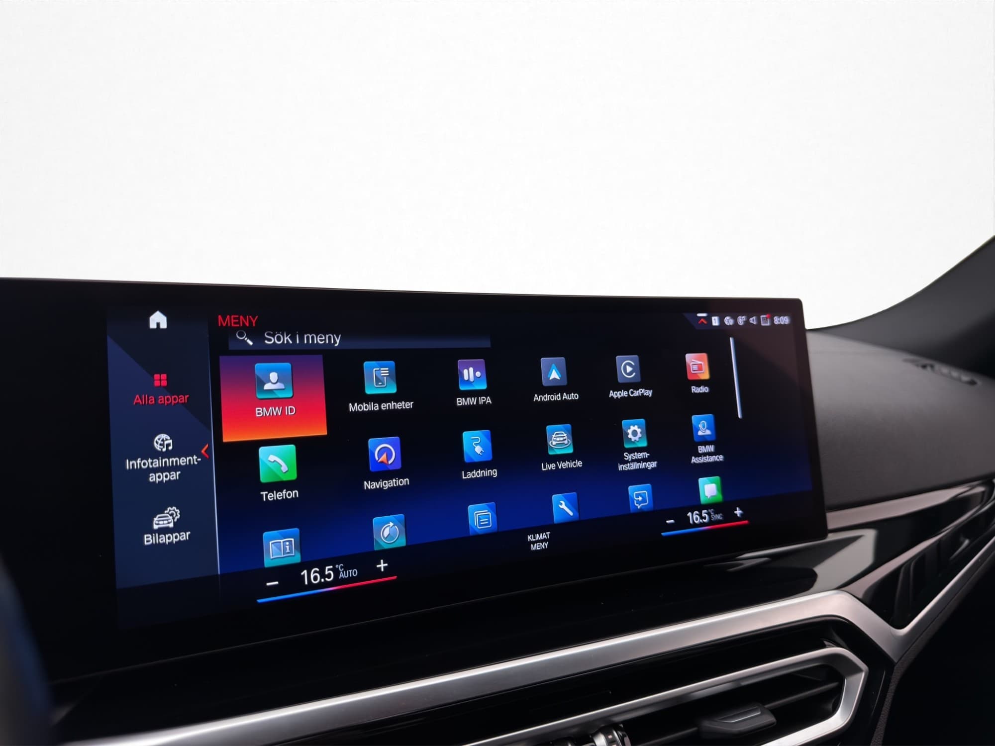 BMW i4 eDrive40 Cockpit Kamera CarPlay Wide Sv.Såld Sensorer