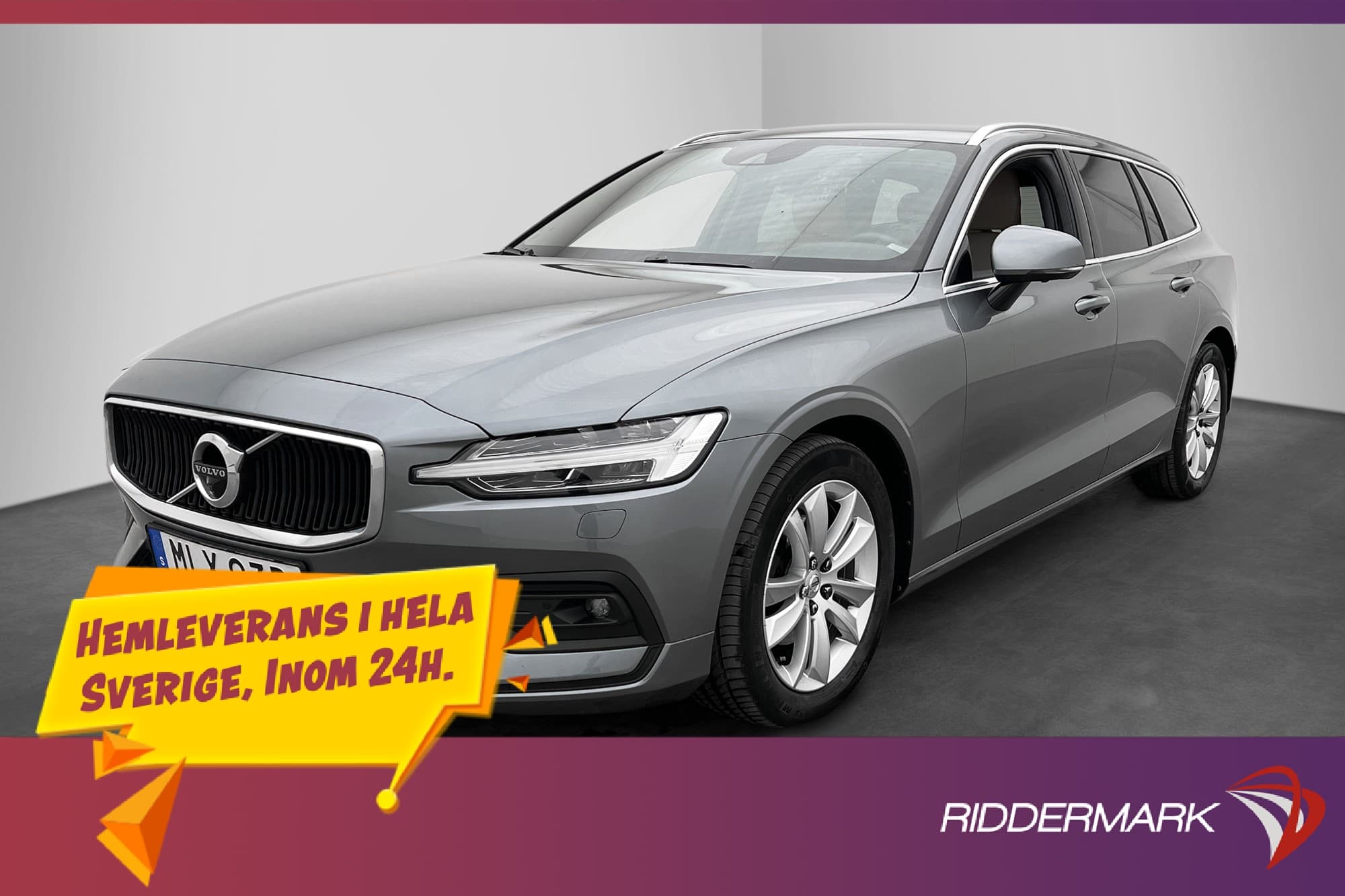 Volvo V60 D4 Advanced Värmare 360° Skinn CarPlay Navi BLIS