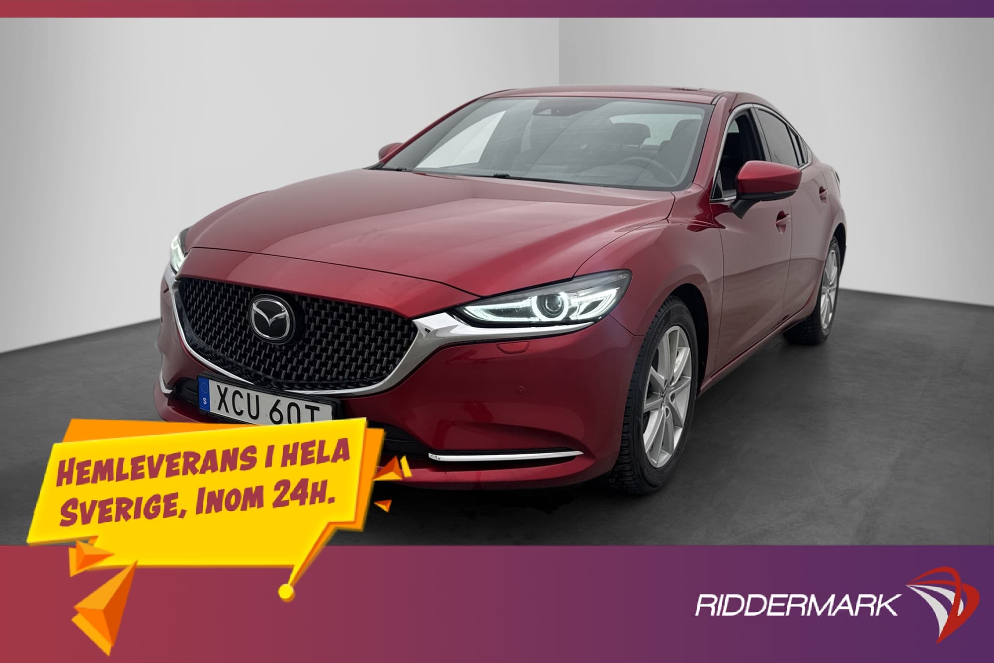 Mazda 6 SKYACTIV-D Optimum HUD BOSE Skinn 360° Adapt-fart