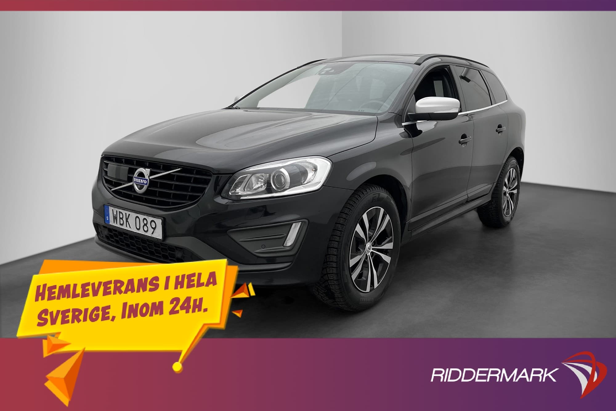 Volvo XC60 Polestar D4 AWD R-Design Classic Pano VOC Värmare