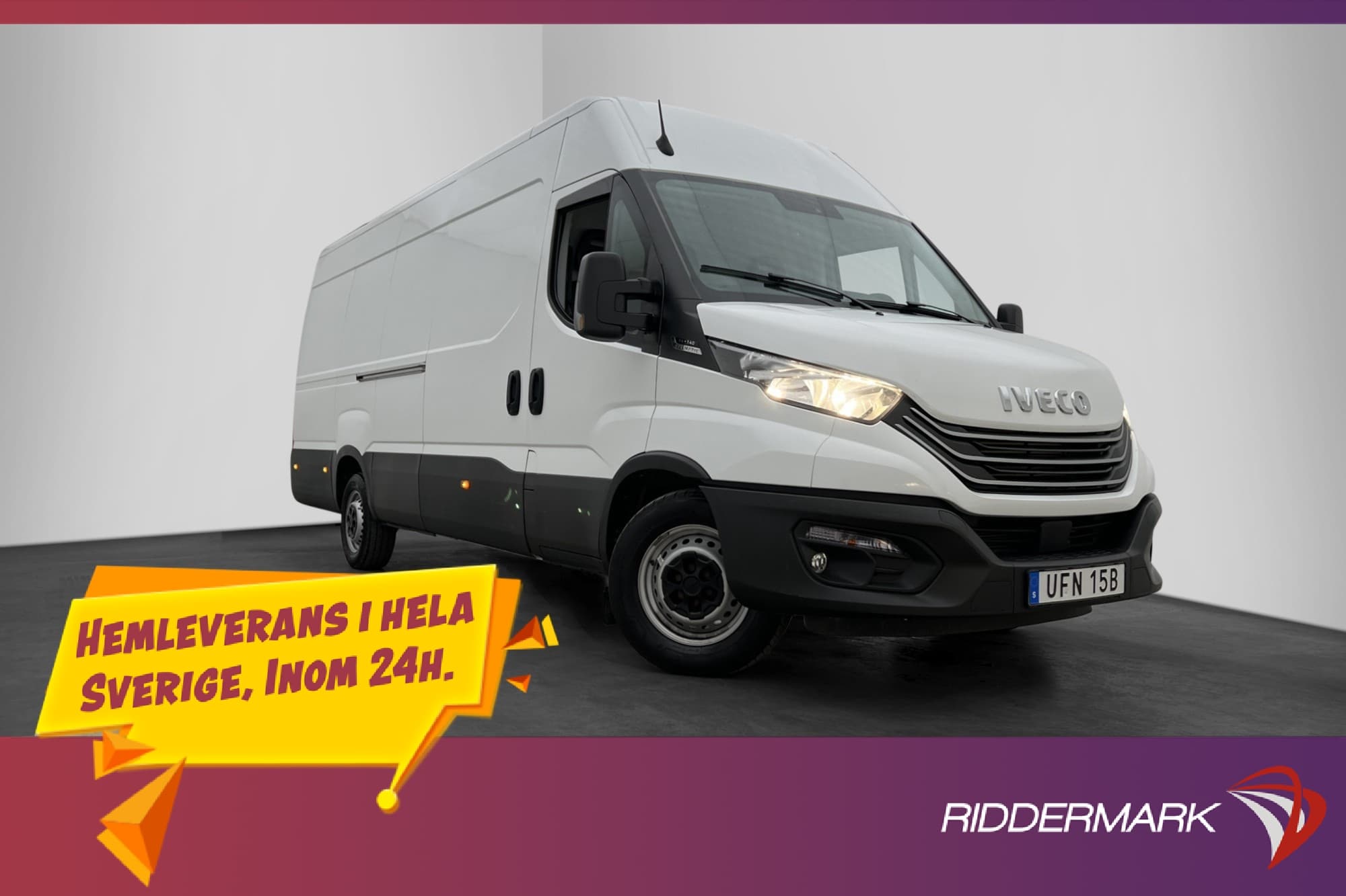 Iveco Daily 35 L4H2 2.3JTD Värm PDC 3-Sits Farthållare MOMS