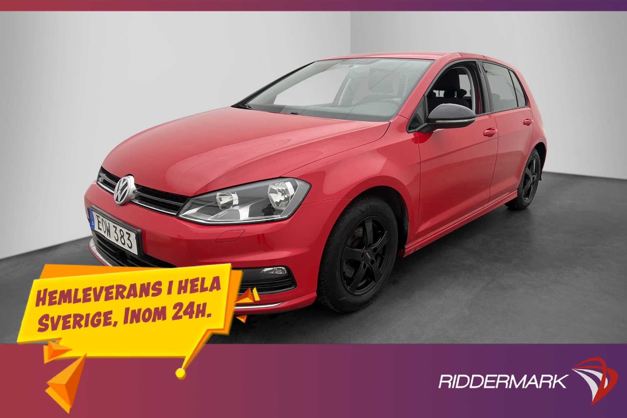 Volkswagen Golf R-Line Adaptiv-Fart Låg-Årsskatt 0,49L/mil