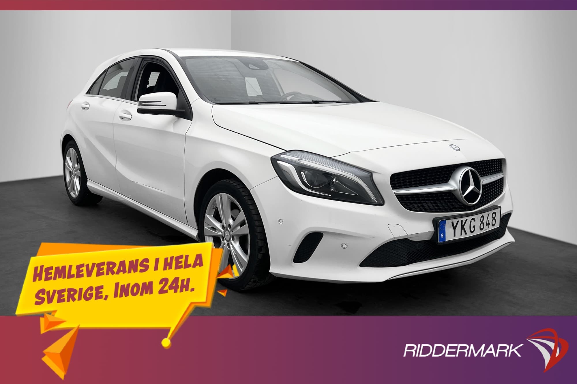 Mercedes-Benz A 180 d 109hk B-Kamera Carplay 0.38l/mil