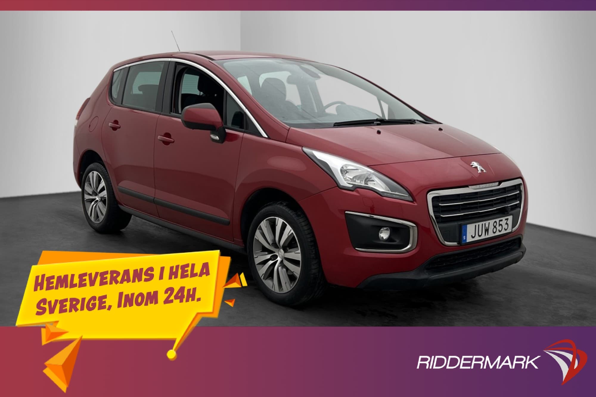 Peugeot 3008 1.6 BlueHDi Farthållare Dragkrok 0.41 l/mil