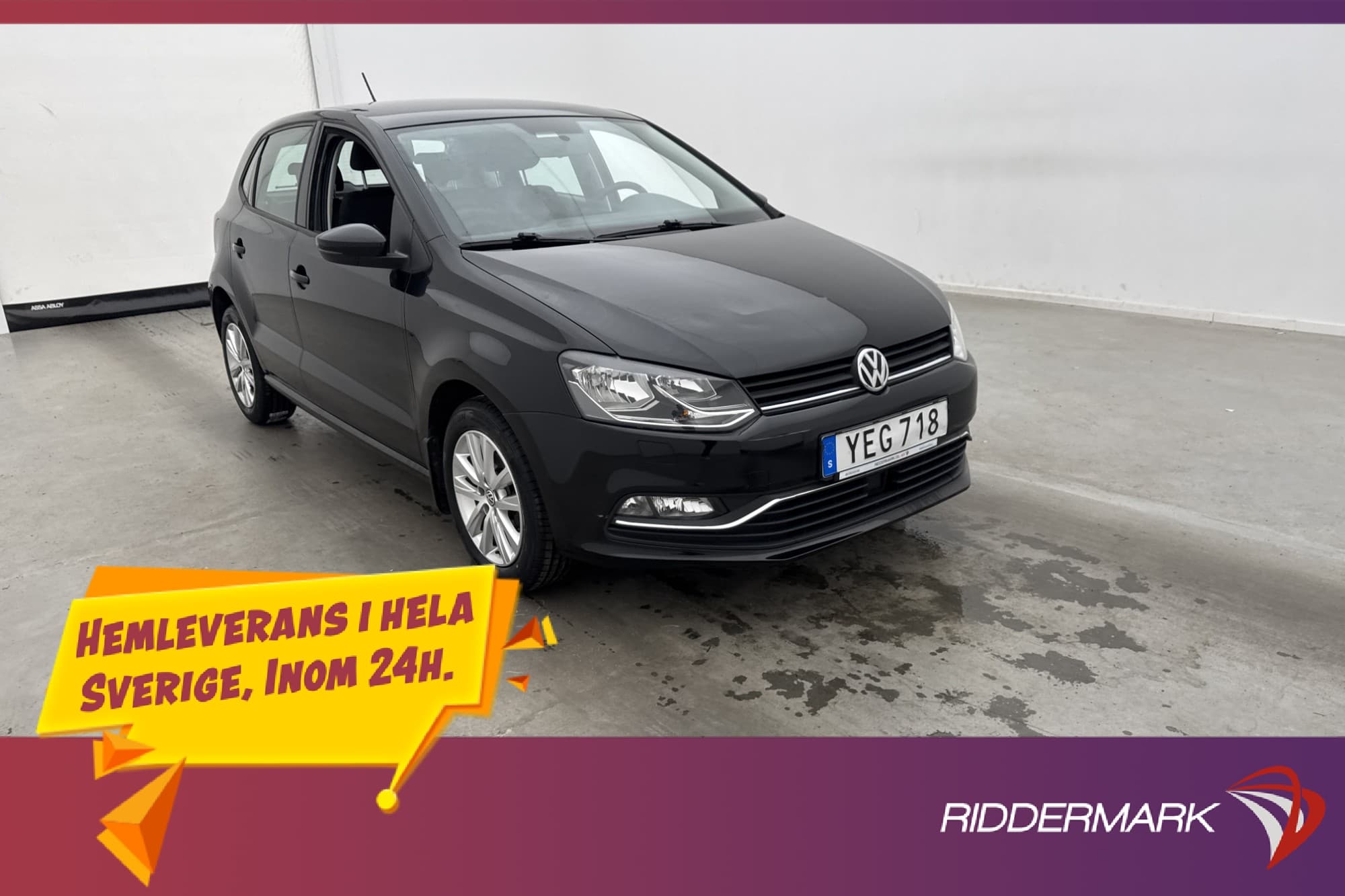 Volkswagen Polo TSI 90hk Billigt ägande Bluetooth 0.47l/mil