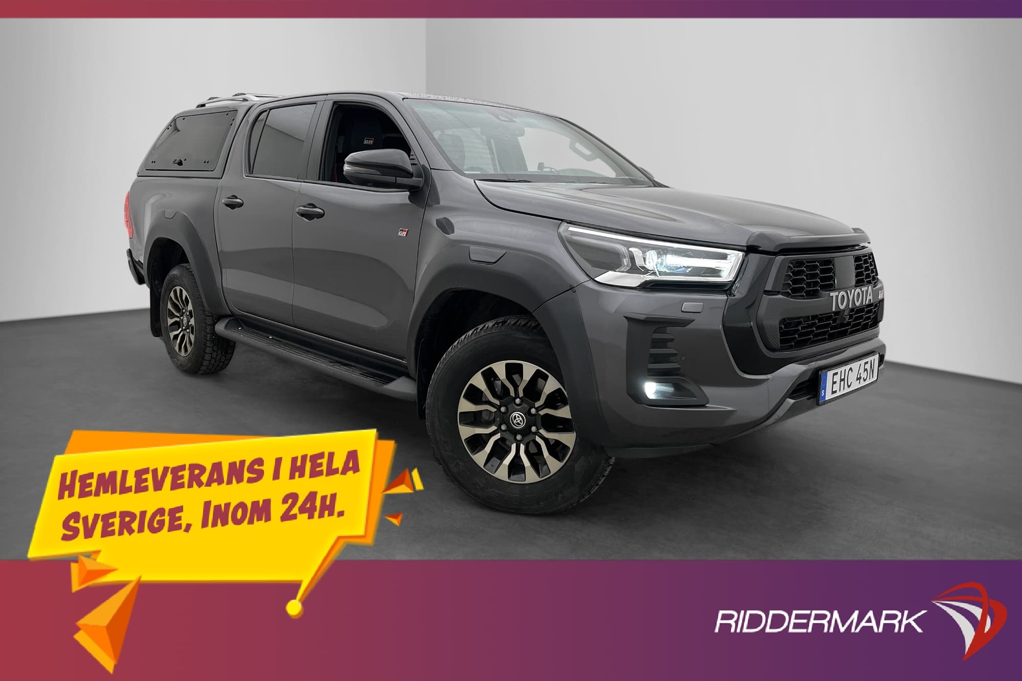 Toyota Hilux GR Sport 2.8 4WD Värmare JBL Dragkrok Diff MOMS