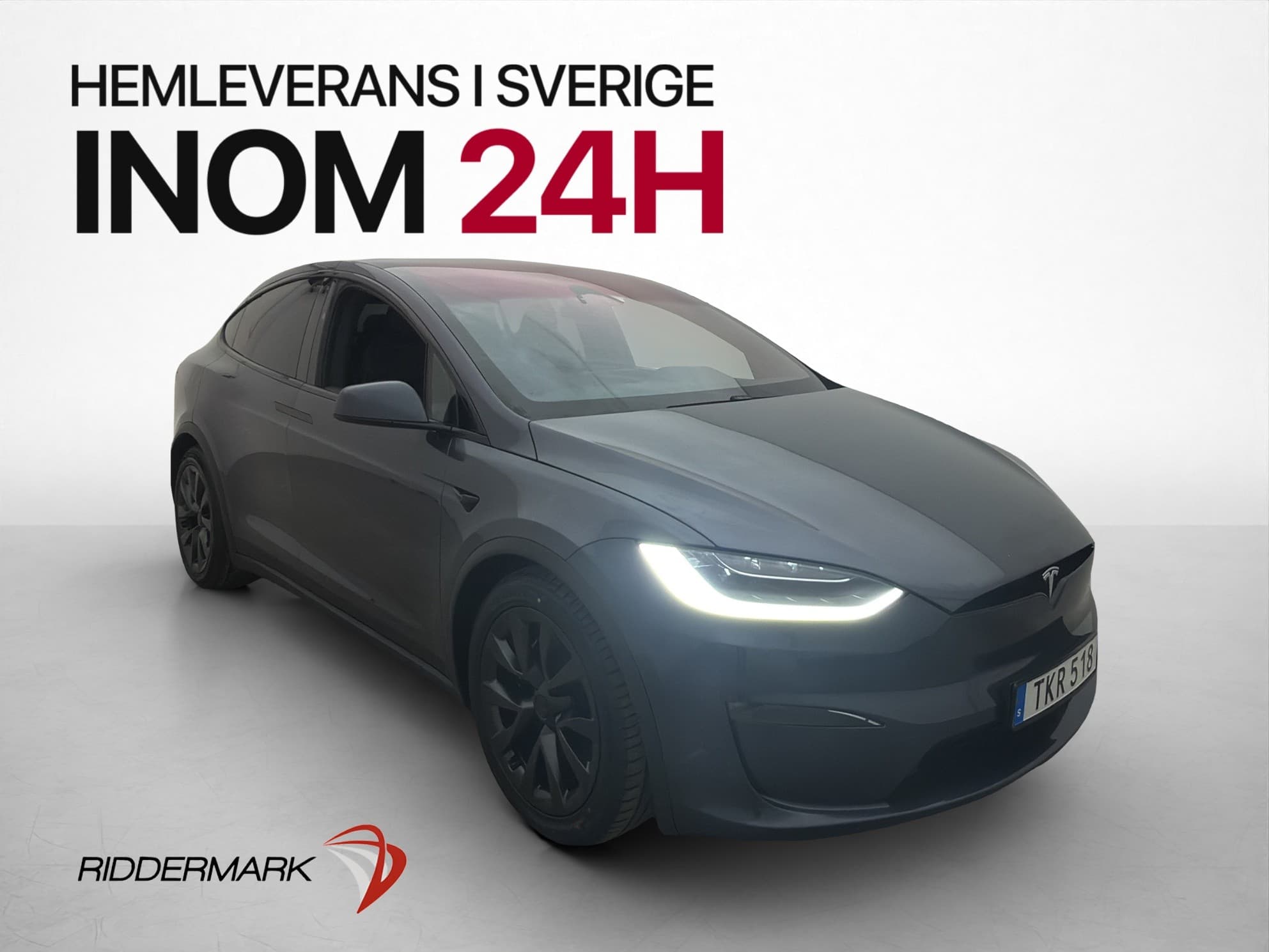 Tesla Model X Plaid 6 Sits Yoke Skärm-bak Drag MOMS
